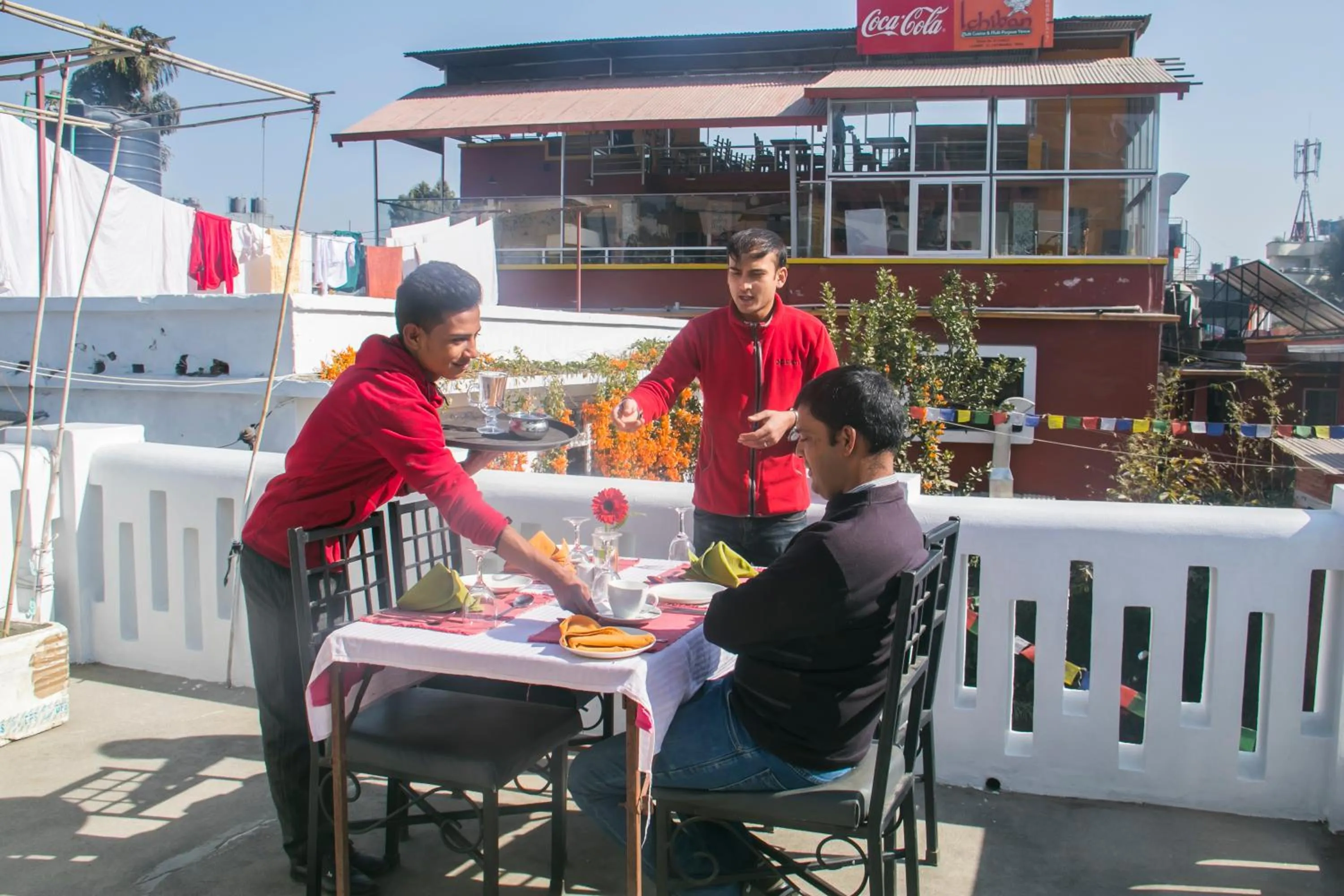 Balcony/Terrace in Cocina Mitho Chha BNB