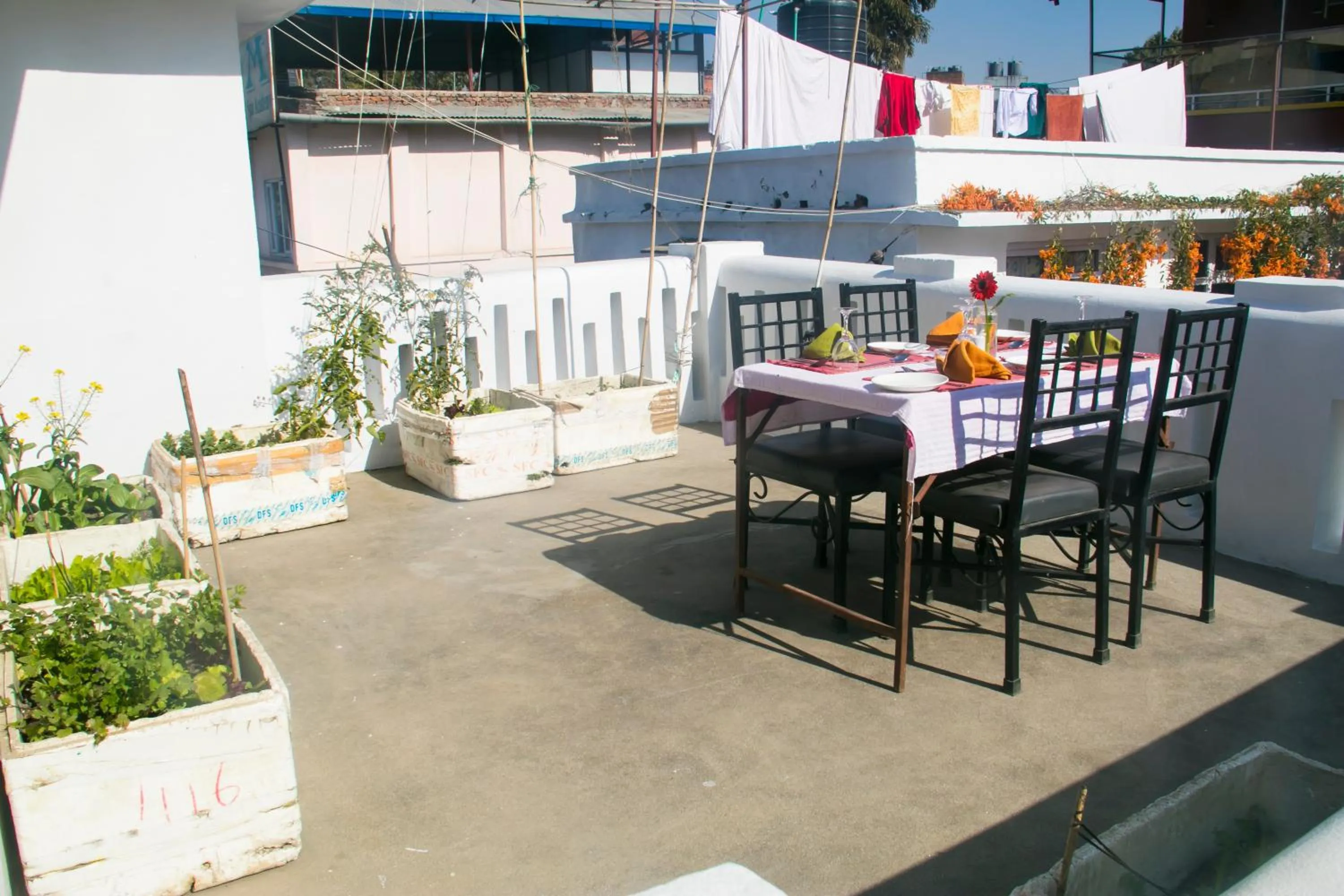 Balcony/Terrace in Cocina Mitho Chha BNB