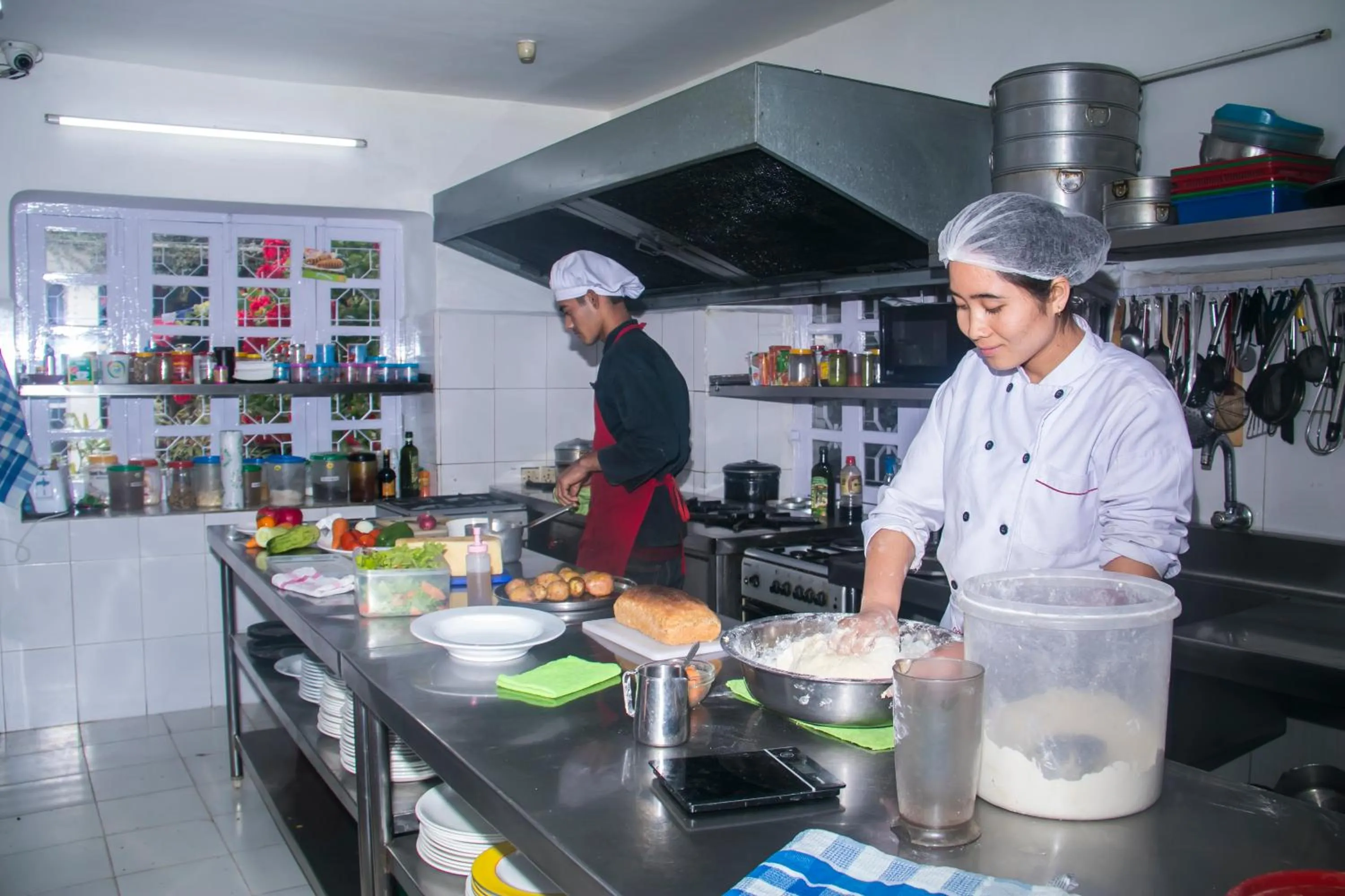 Staff in Cocina Mitho Chha BNB