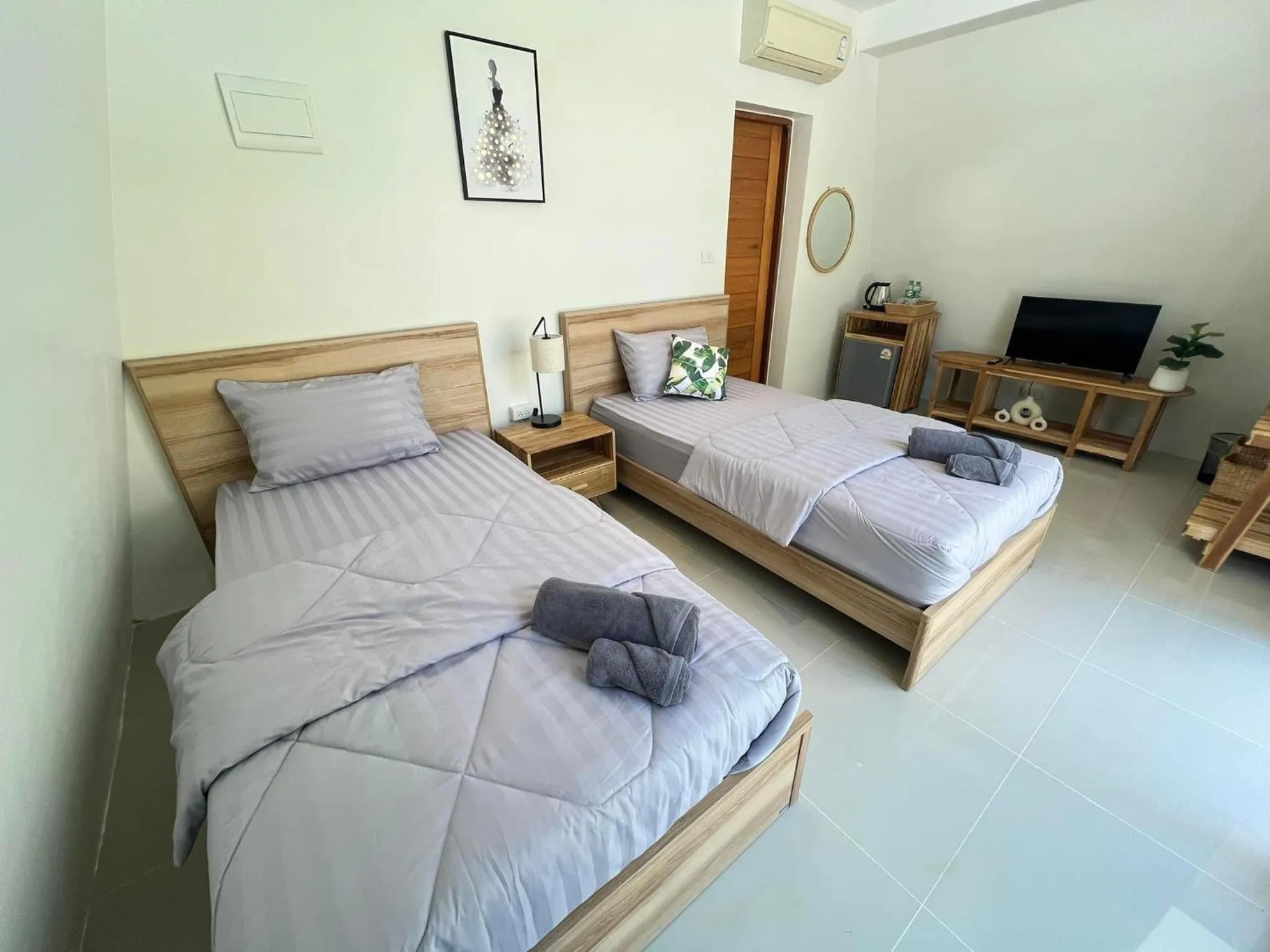 TV and multimedia, Bed in Chill Lay Resort Donsak