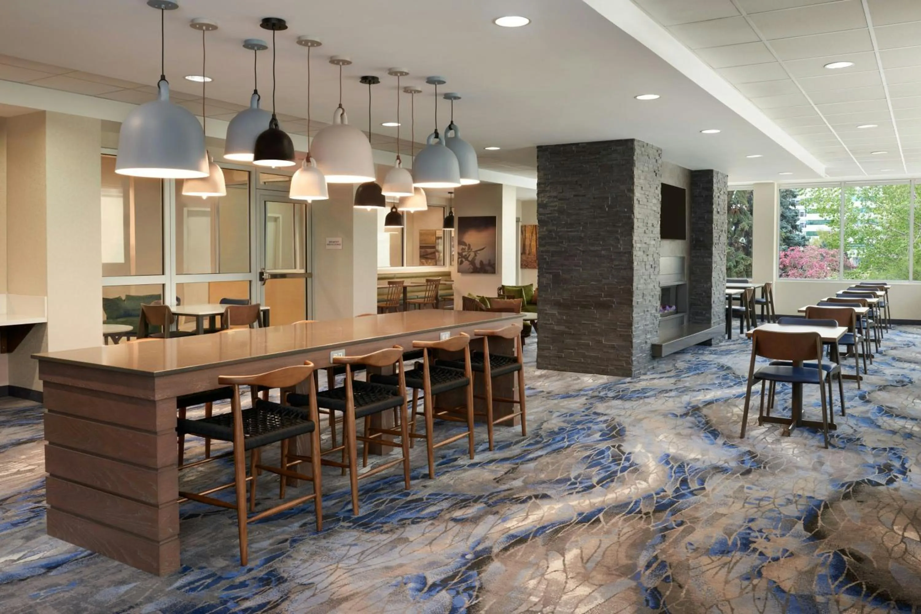 Breakfast in Fairfield Inn & Suites by Marriott Calgary Downtown