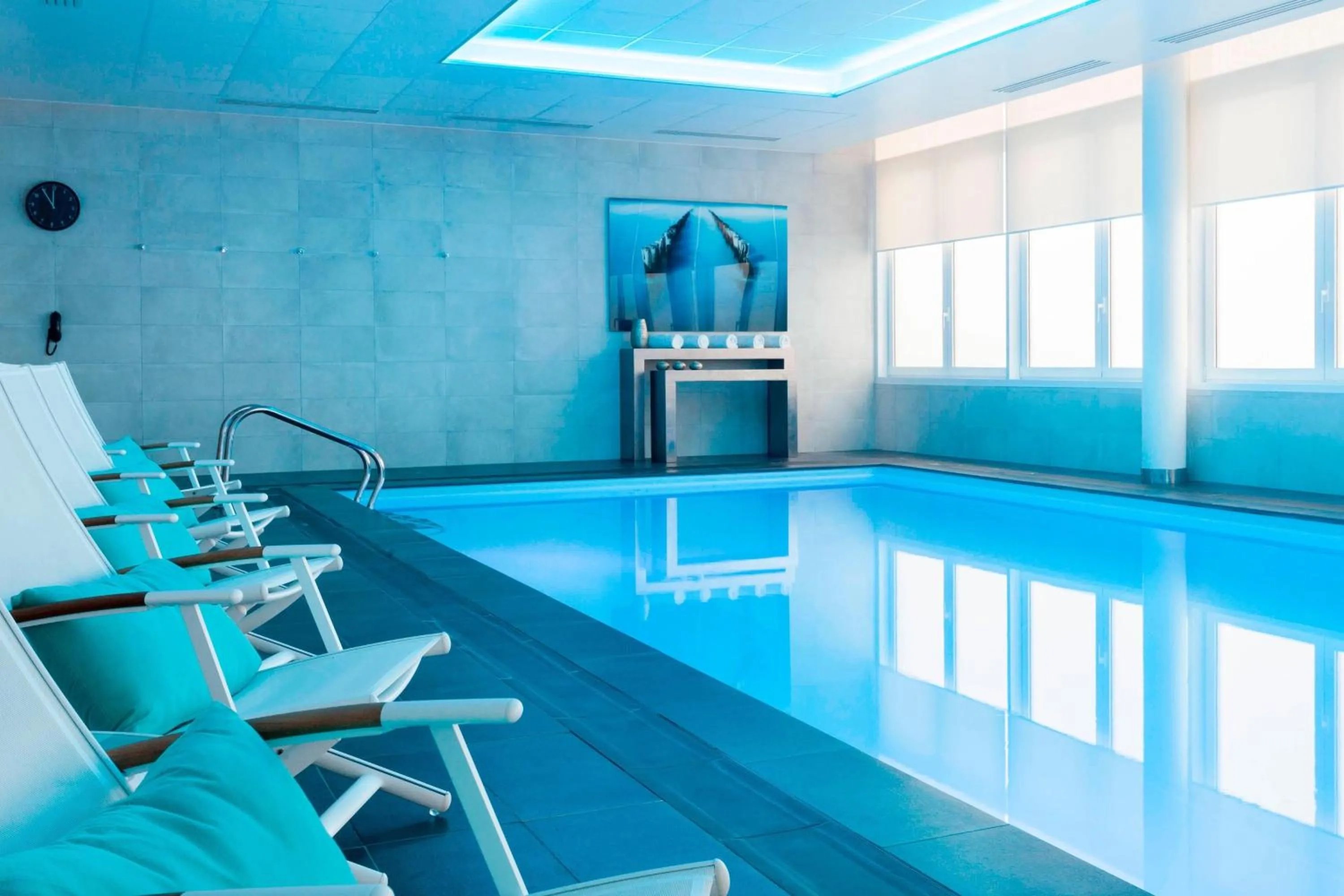 Swimming pool in AC Hotel by Marriott Paris Le Bourget Airport