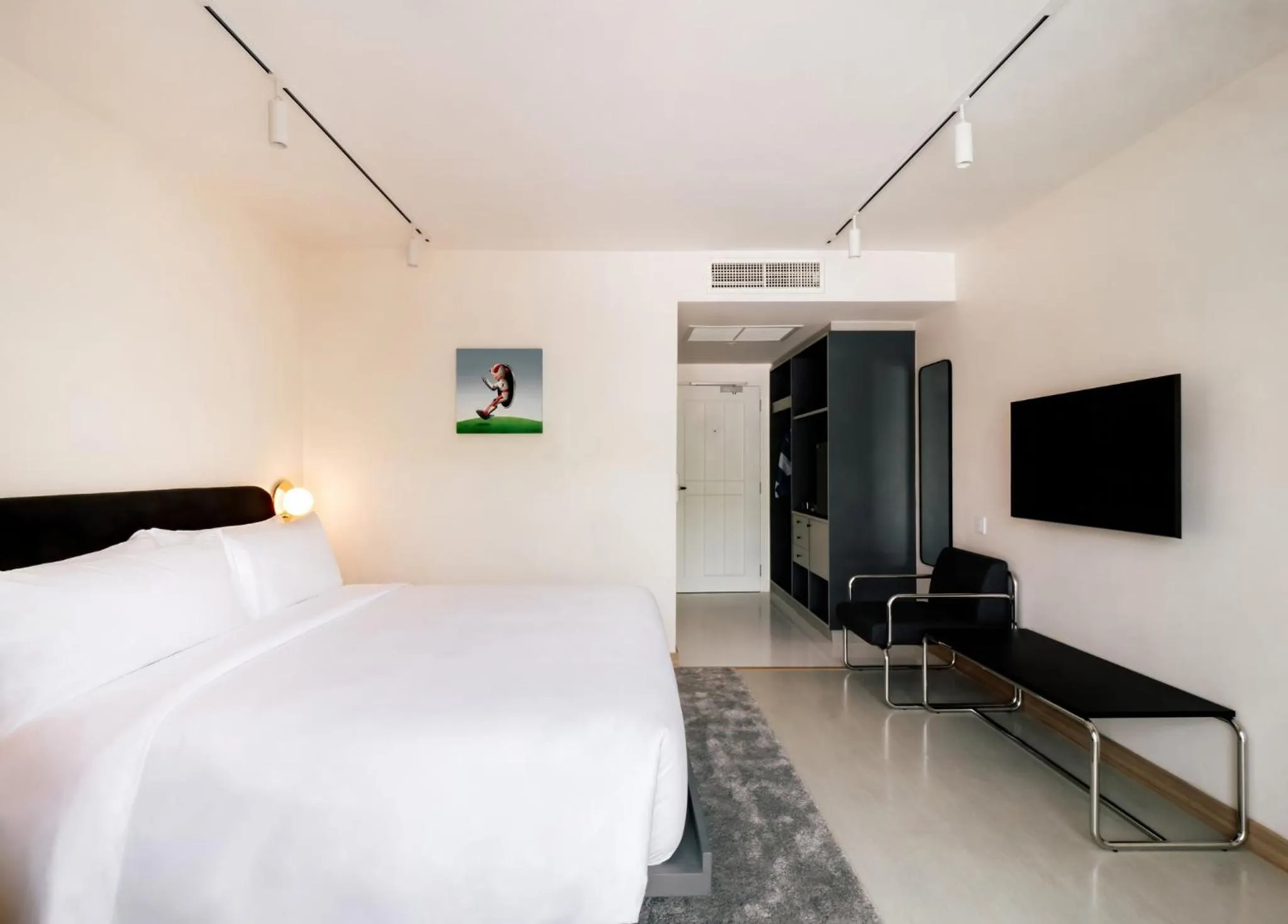 Bedroom, Bed in The StandardX, Bangkok Phra Arthit