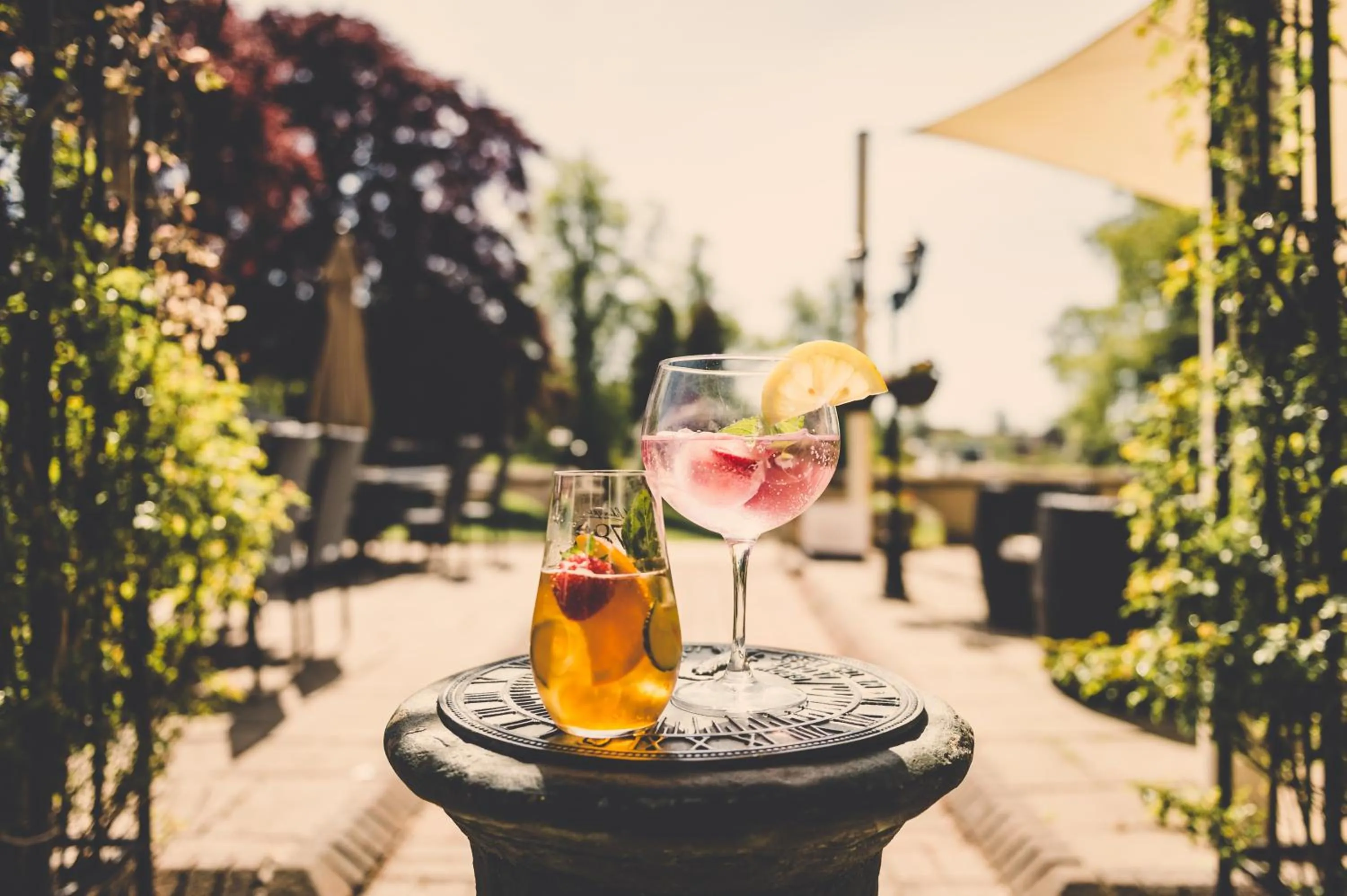 Patio in The Bentley Brook Inn