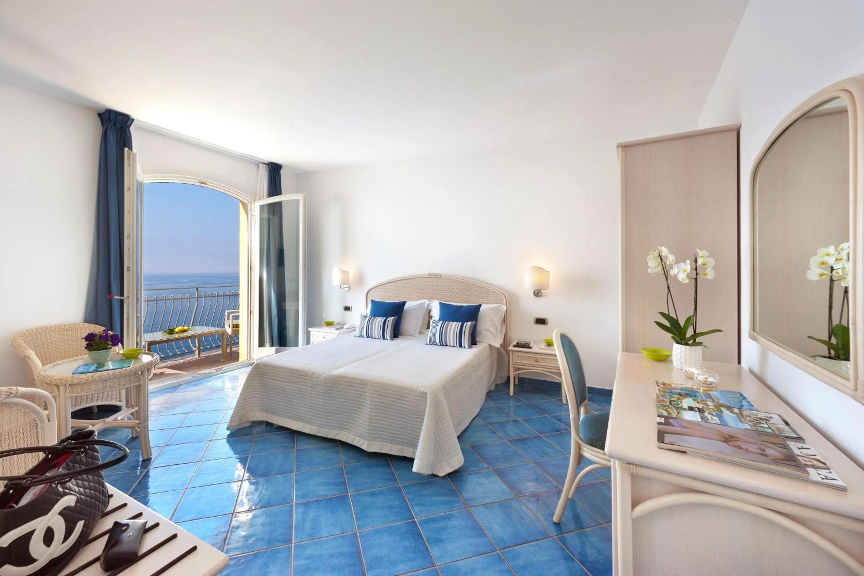 Bed in Hotel Villa Pandora