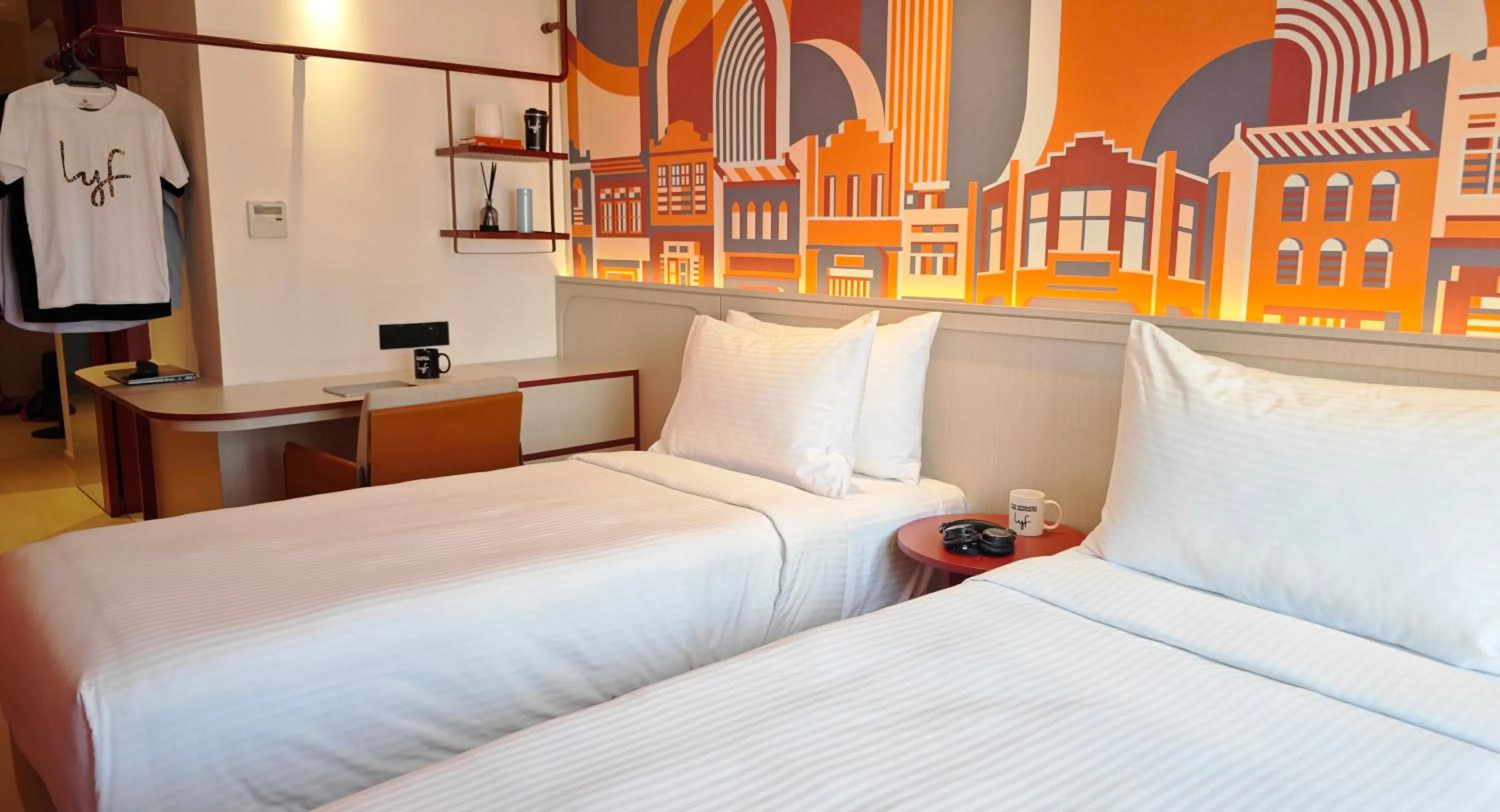 Bedroom, Bed in lyf Georgetown Penang