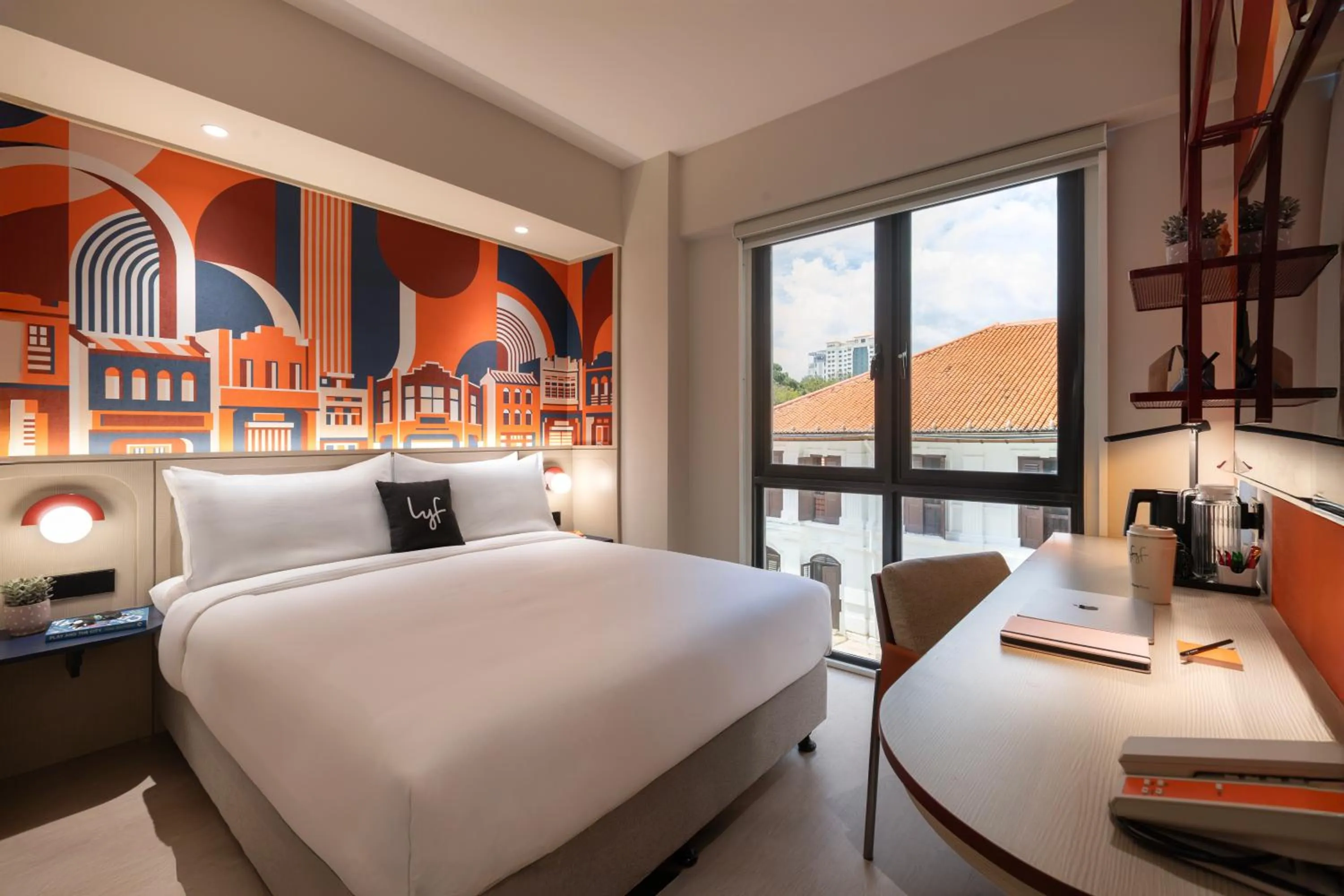 Bedroom, Bed in lyf Georgetown Penang