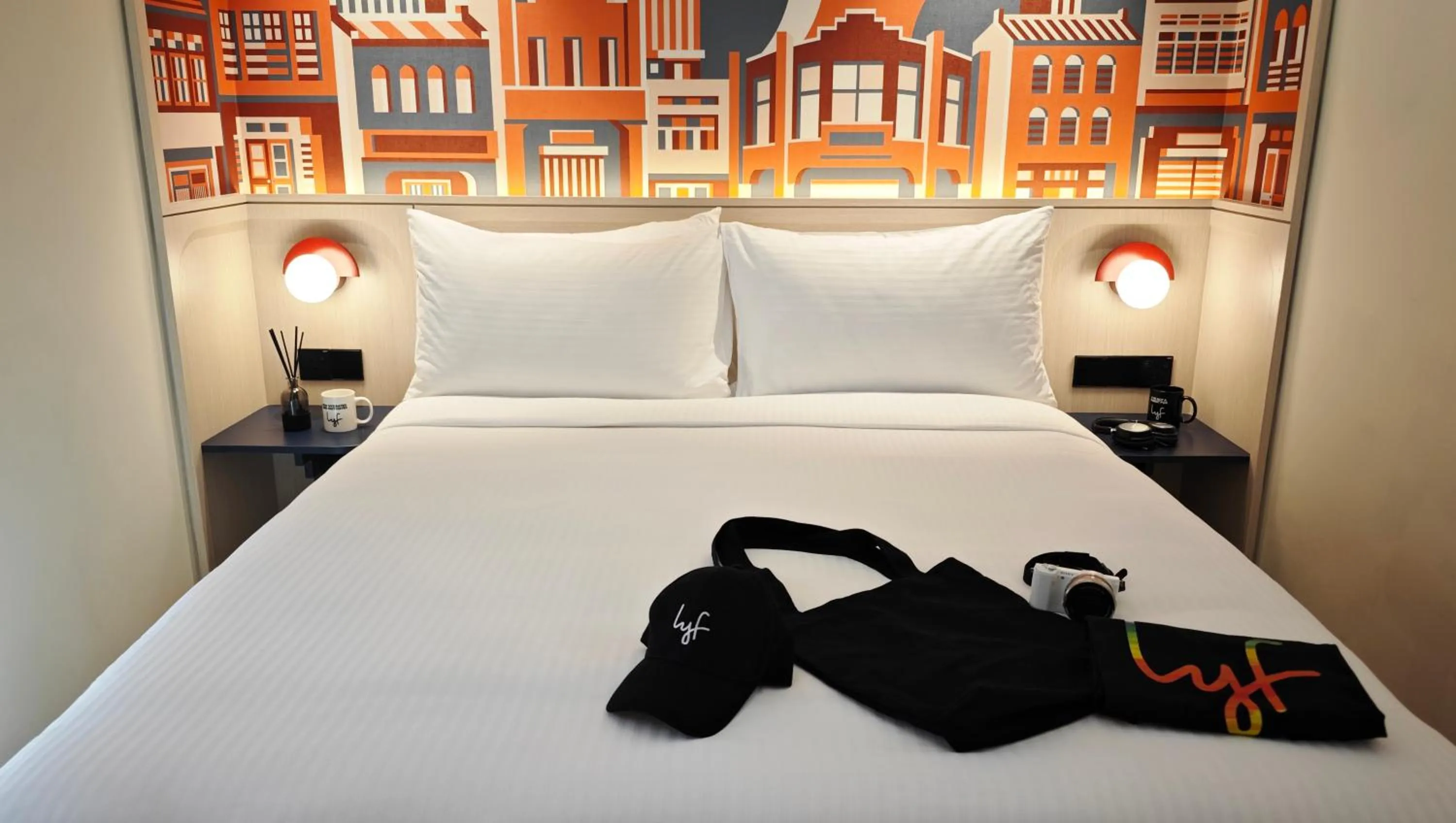 Bedroom, Bed in lyf Georgetown Penang