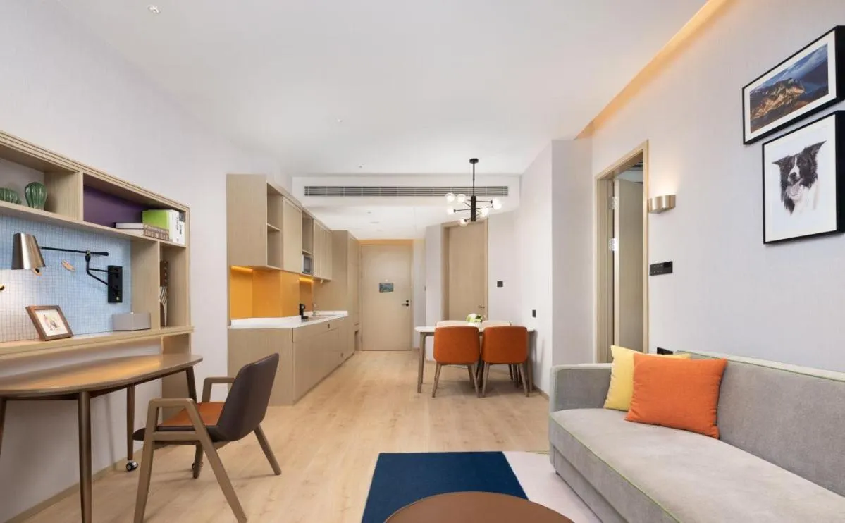 Living room in Home2 by Hilton Chongqing Wushan