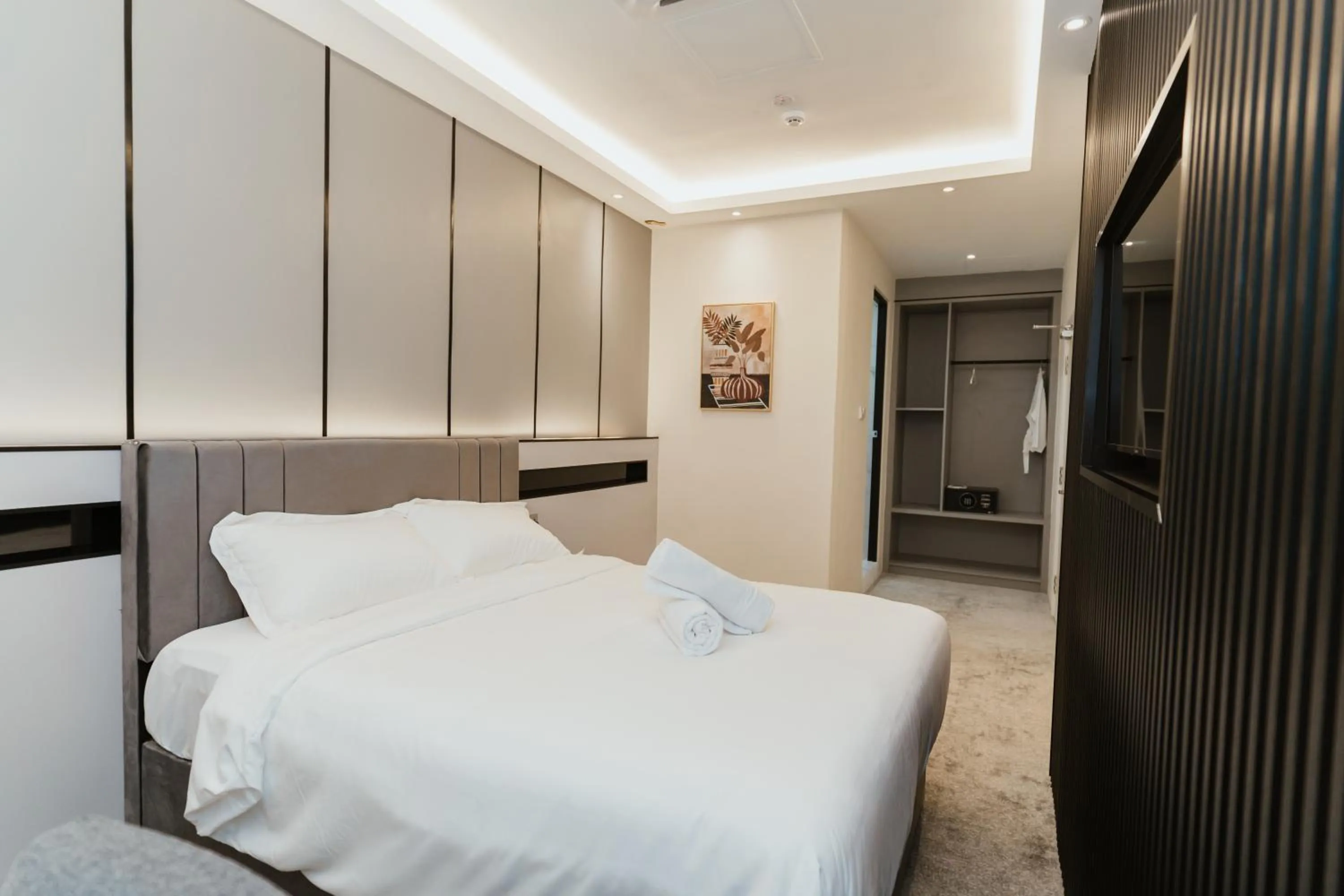 Bed in Brilliant Hotel Dan Spa