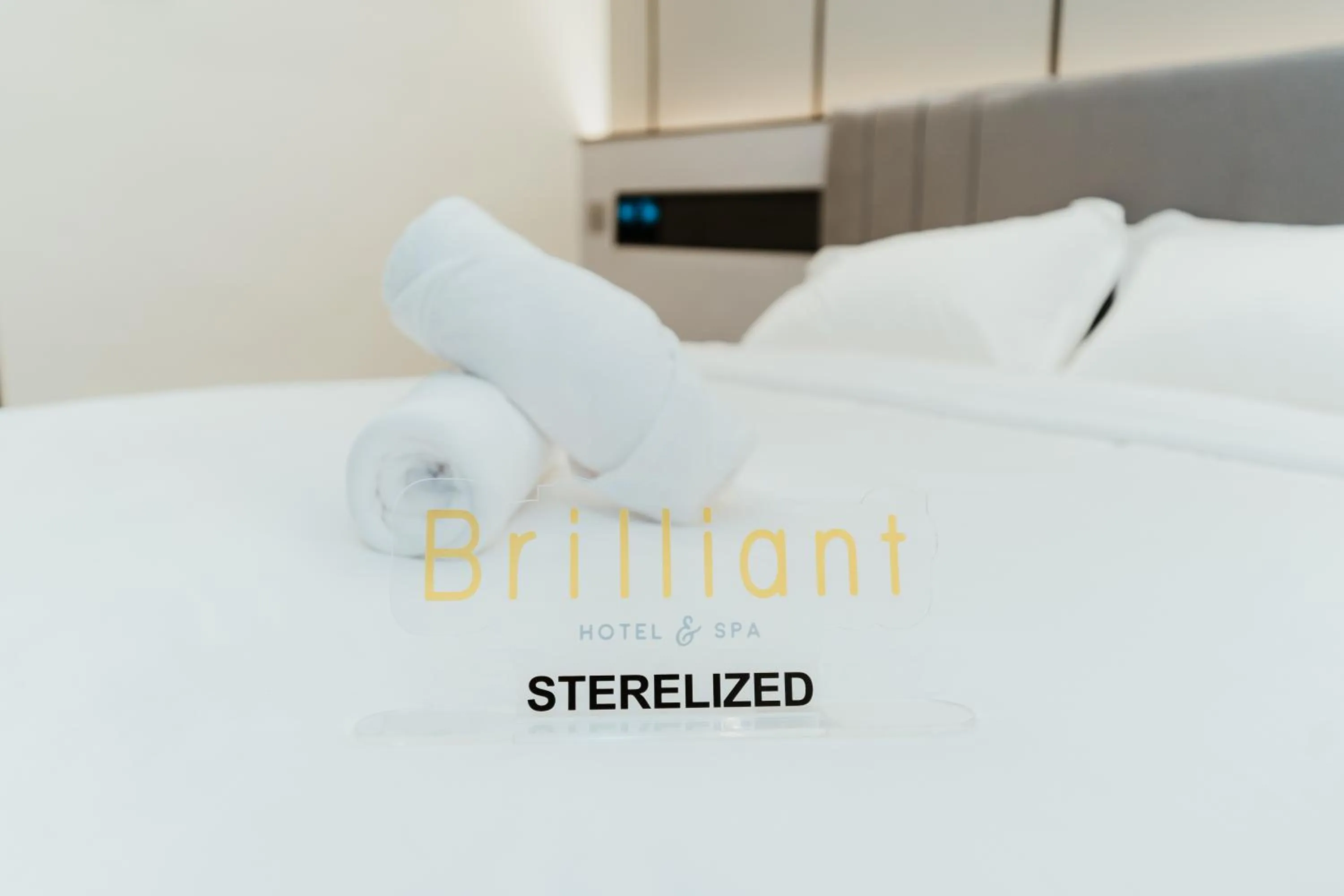 Bed in Brilliant Hotel Dan Spa