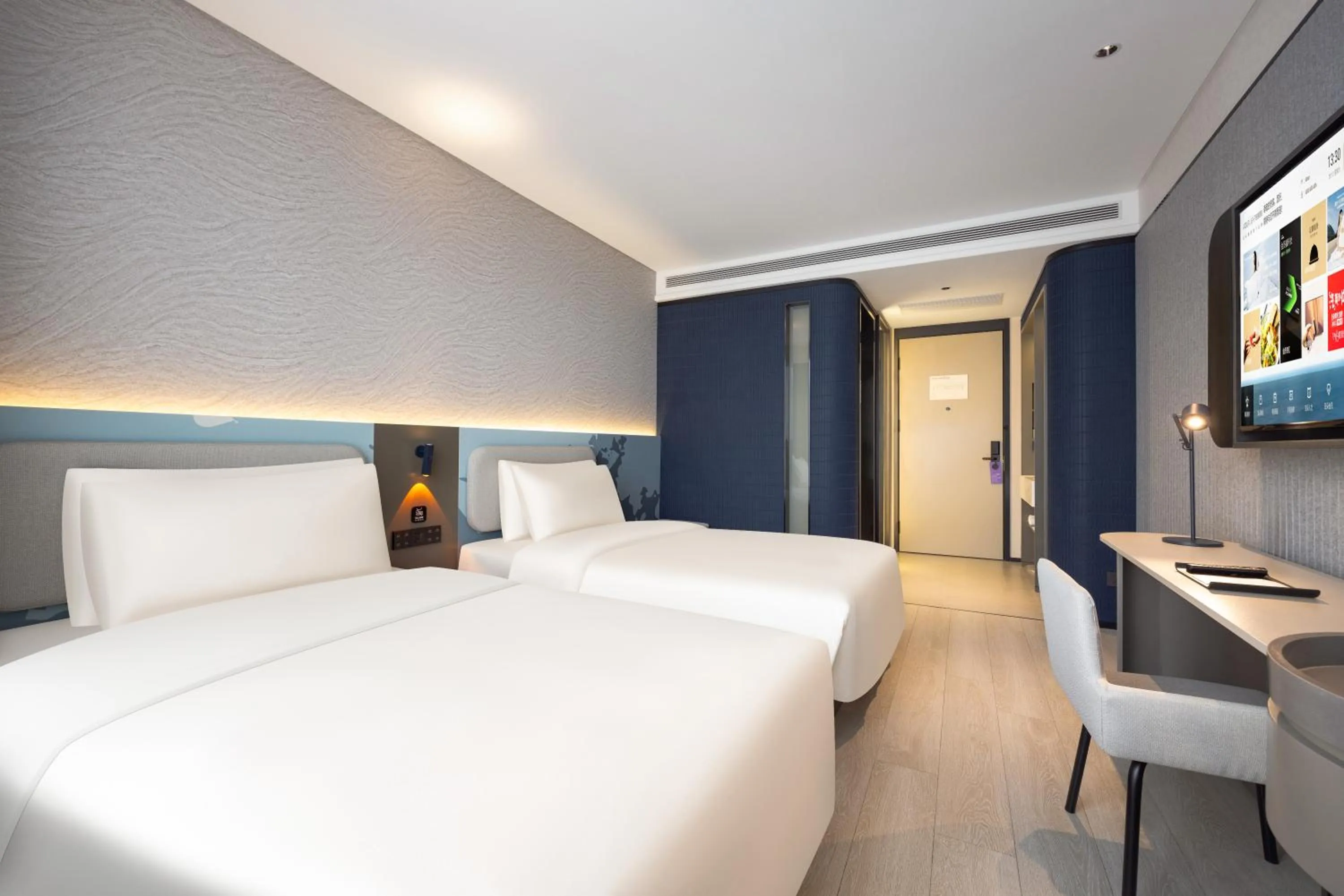 Bed in Atour Light Hotel Shenyang Yuhong Plaza Metro Station