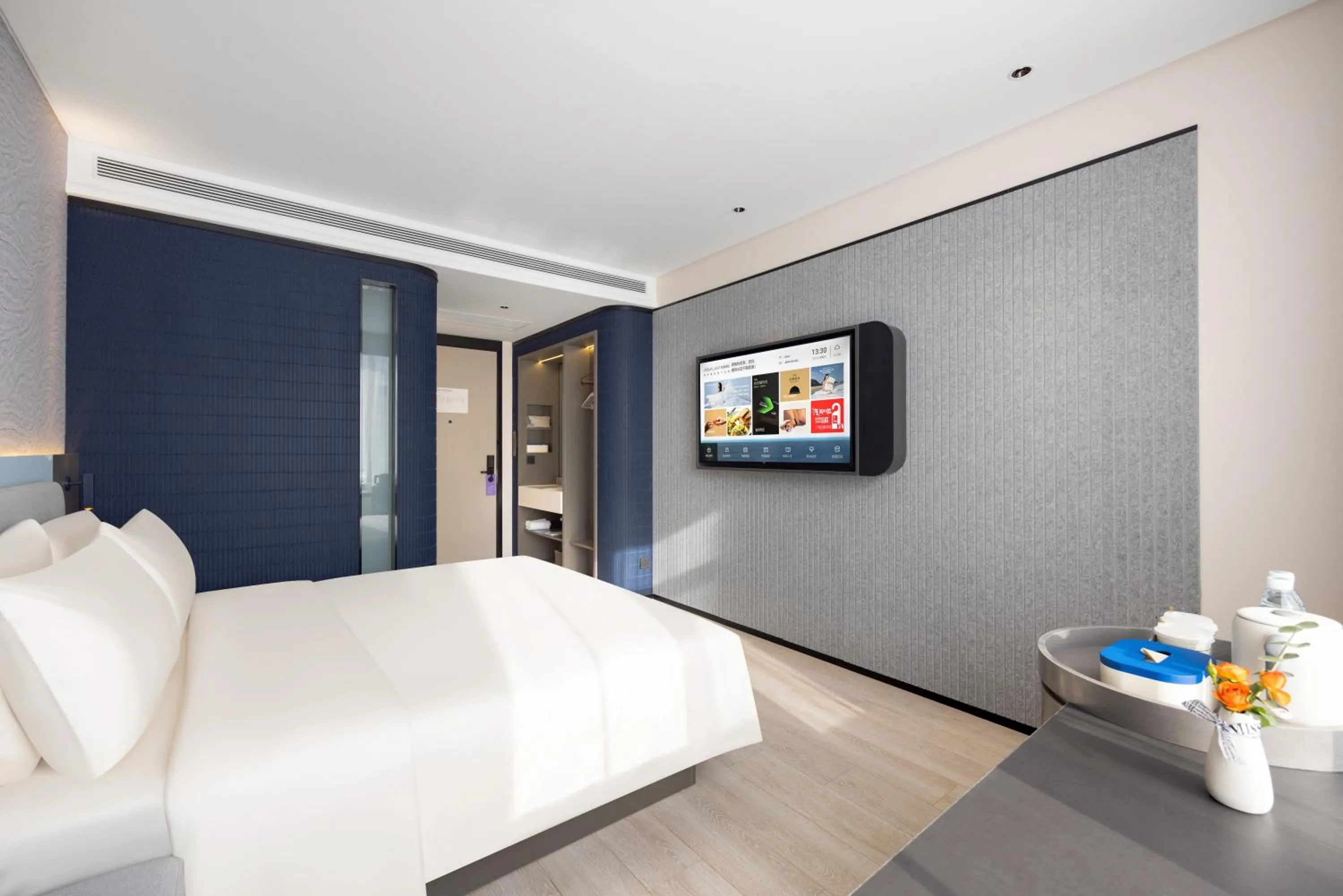 Bed in Atour Light Hotel Shenyang Yuhong Plaza Metro Station