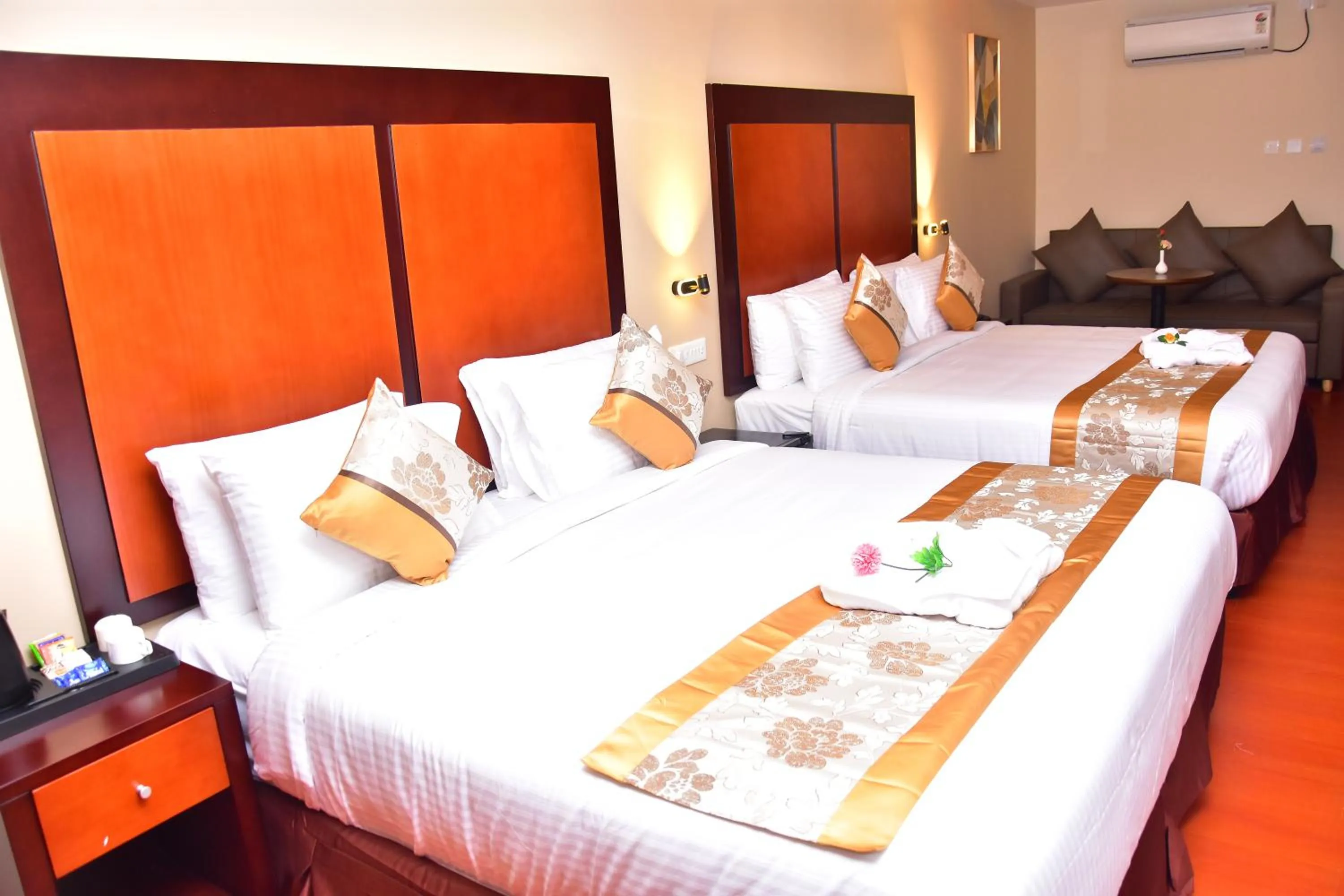 Bed in Park Avenue Hotel & Apartments Trichy