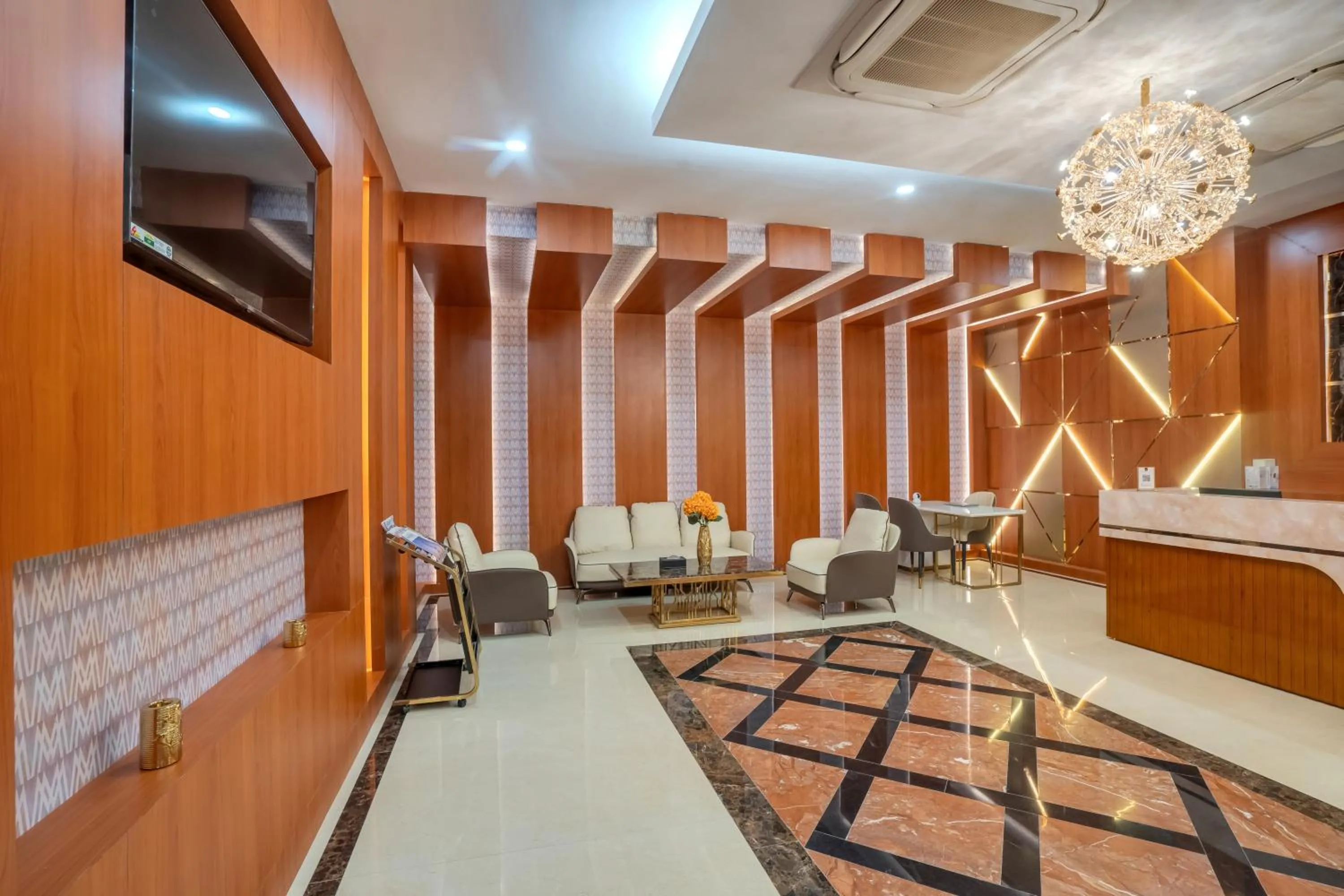 Seating area in Park Avenue Hotel & Apartments Trichy