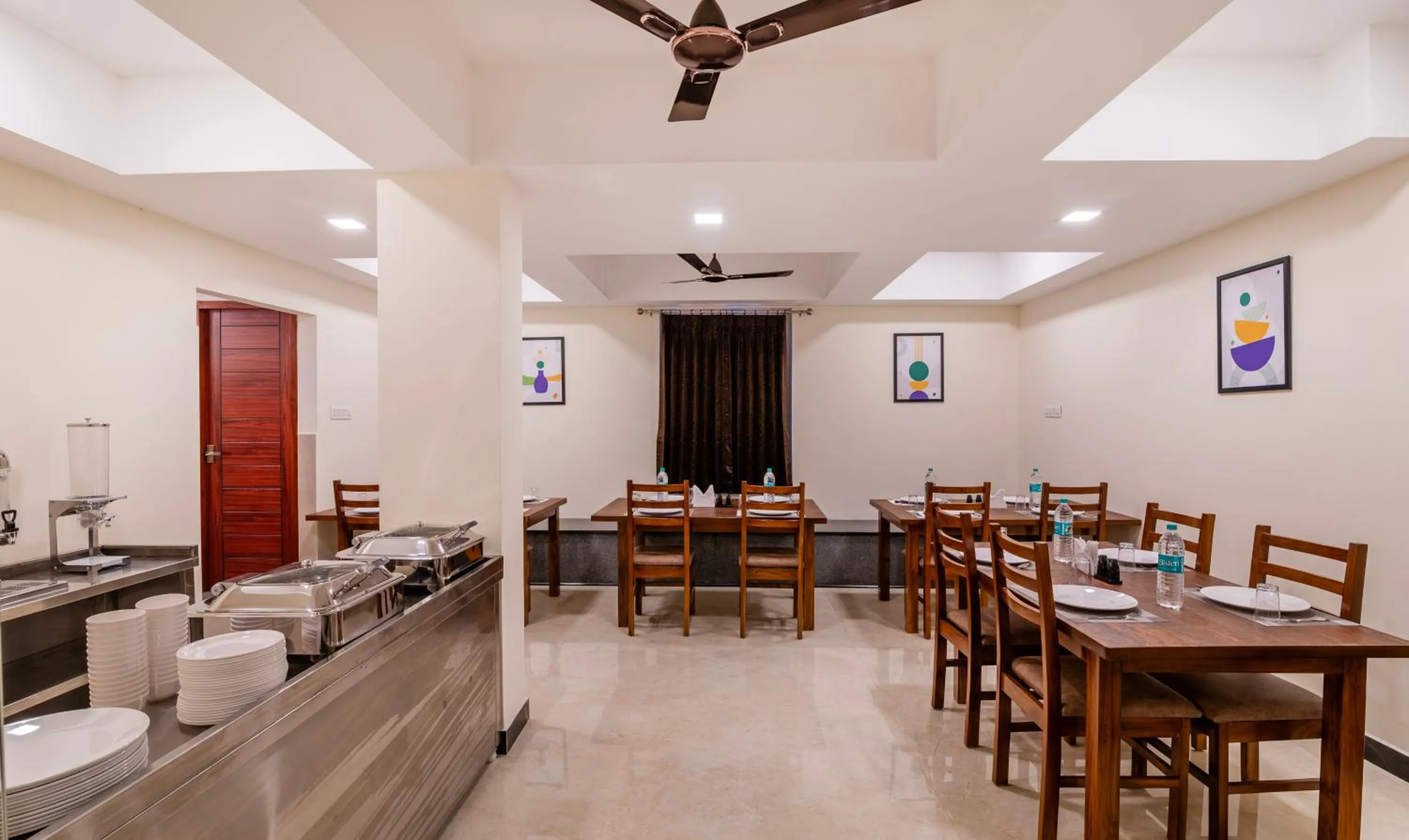 Dining area in Treebo Rakshitha, Porur
