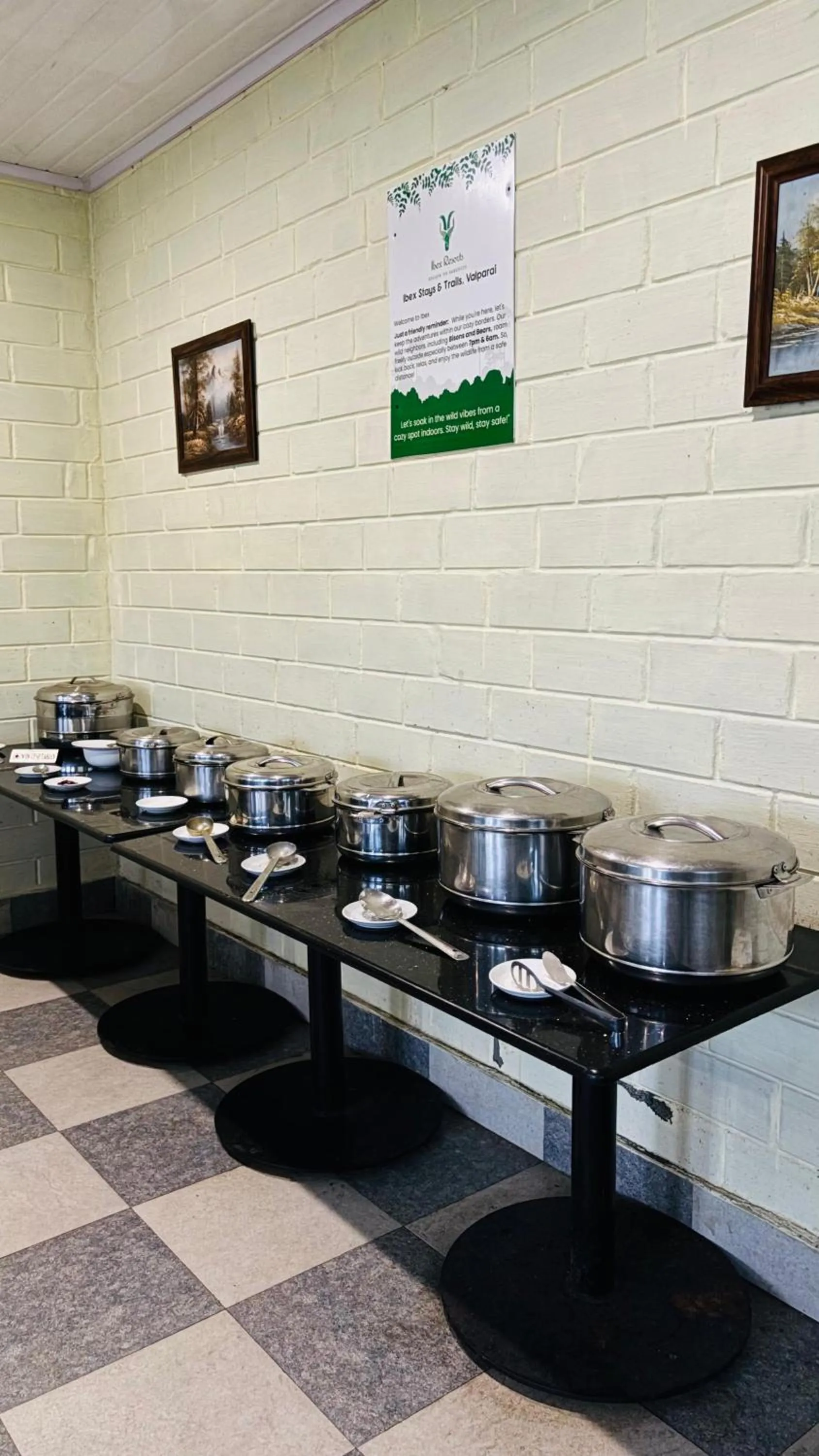 Breakfast in Ibex Resorts, Valparai Mistly