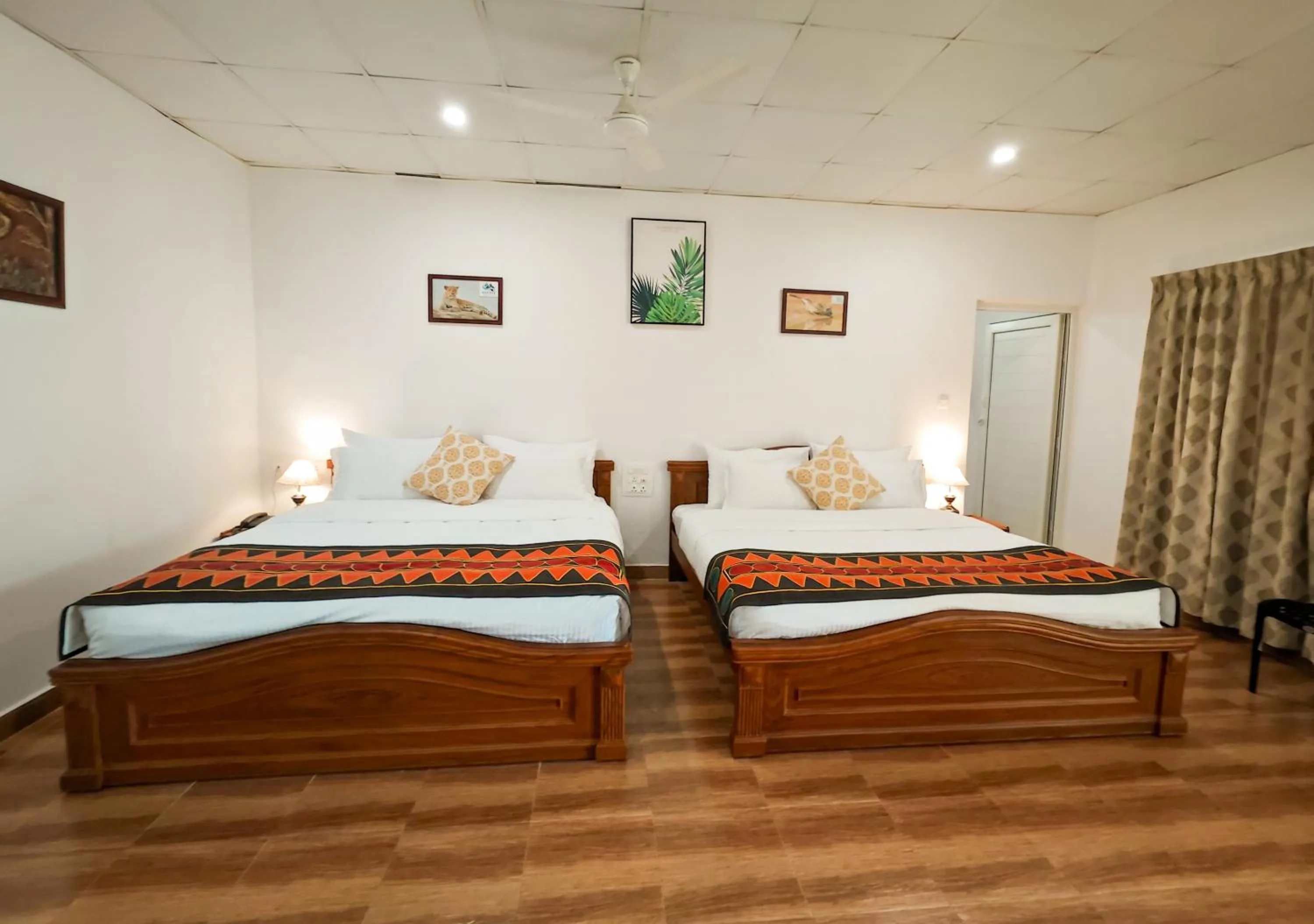 Bed in Ibex Resorts, Valparai Mistly