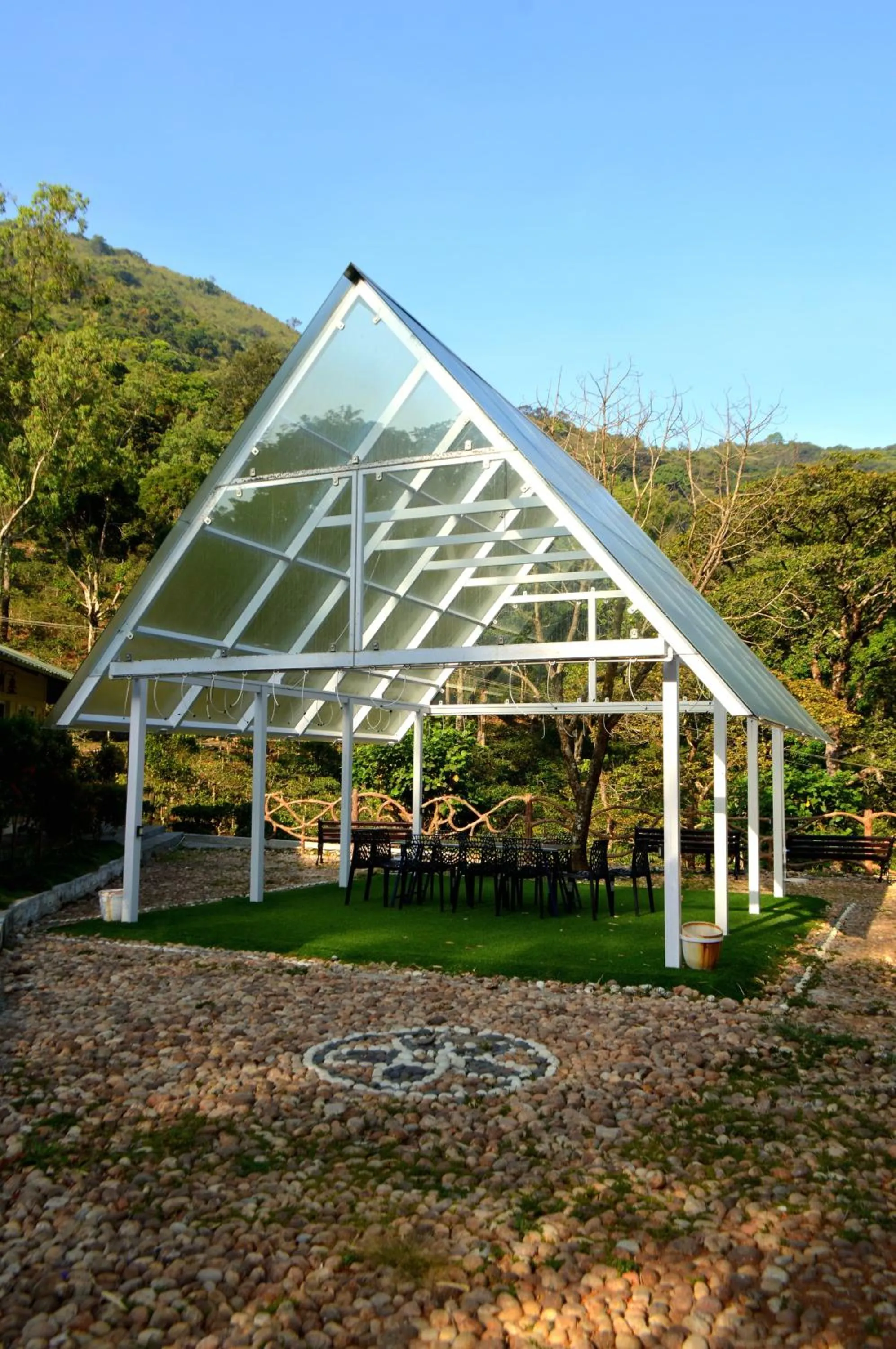 Seating area in Ibex Resorts, Valparai Mistly