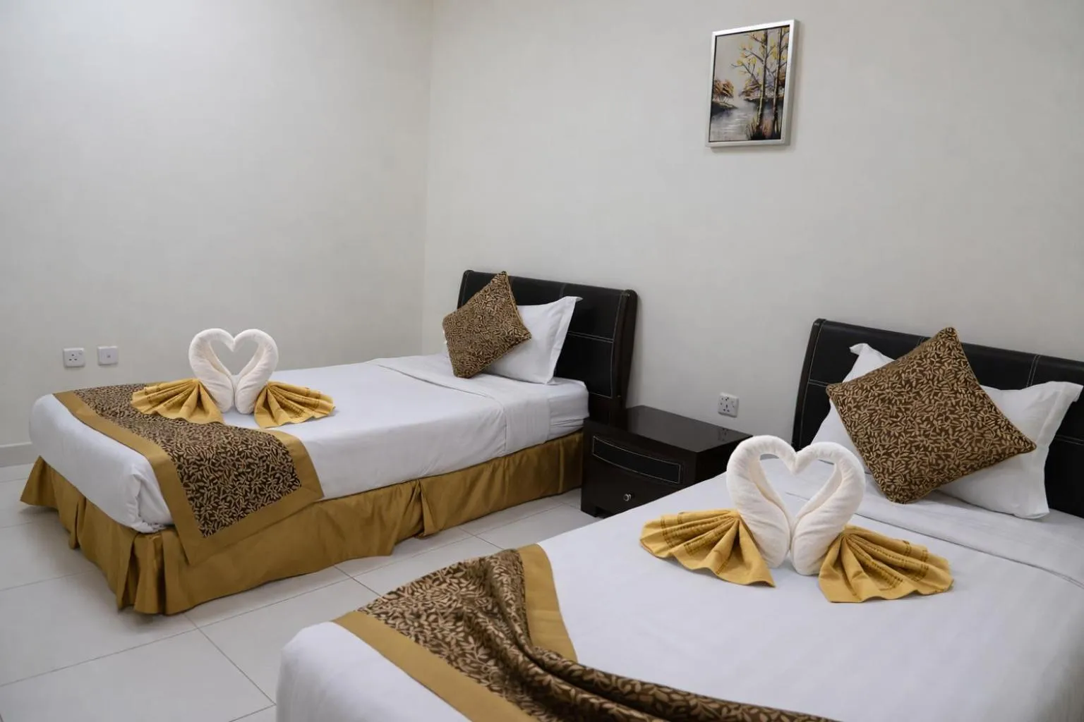 Bed in Binayat Hama Serviced Apartments