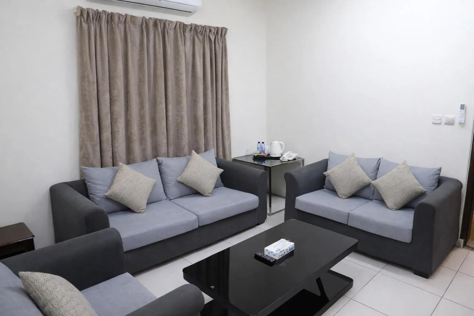 Living room in Binayat Hama Serviced Apartments