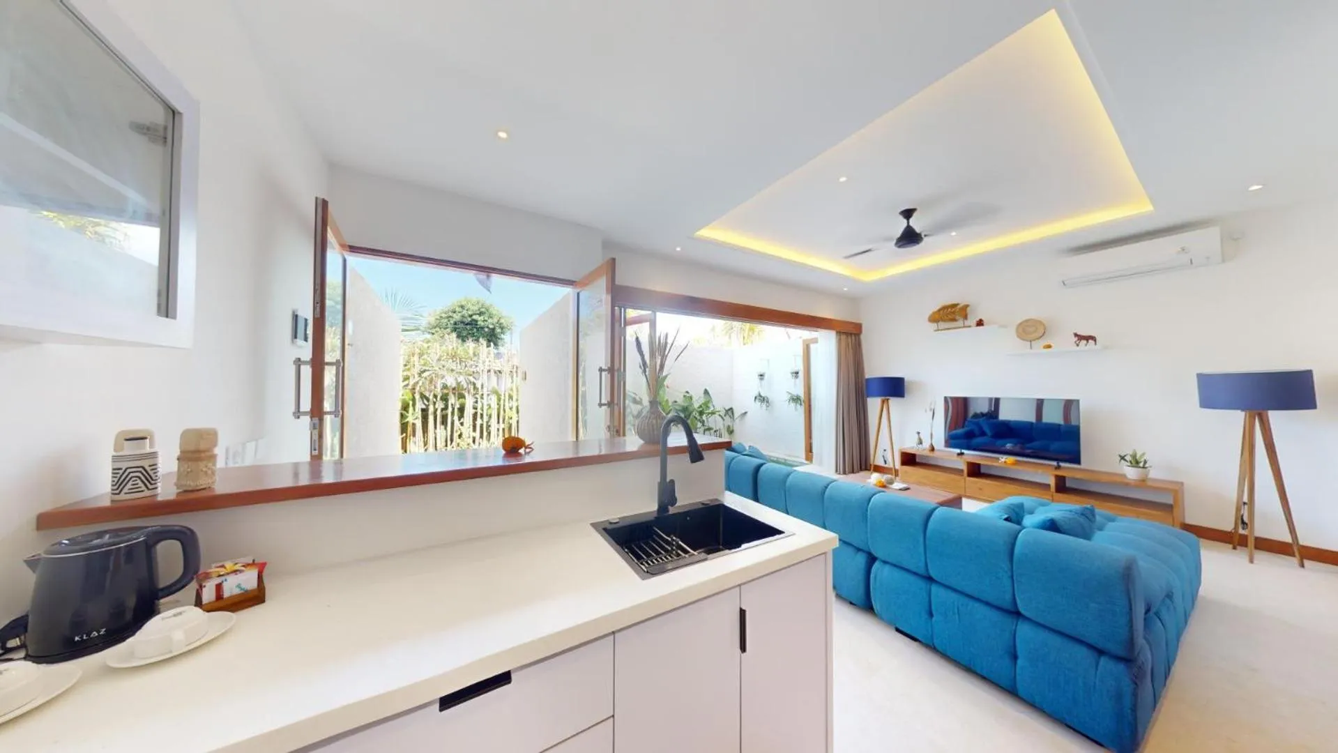 Living room in Segara Seaside Resort