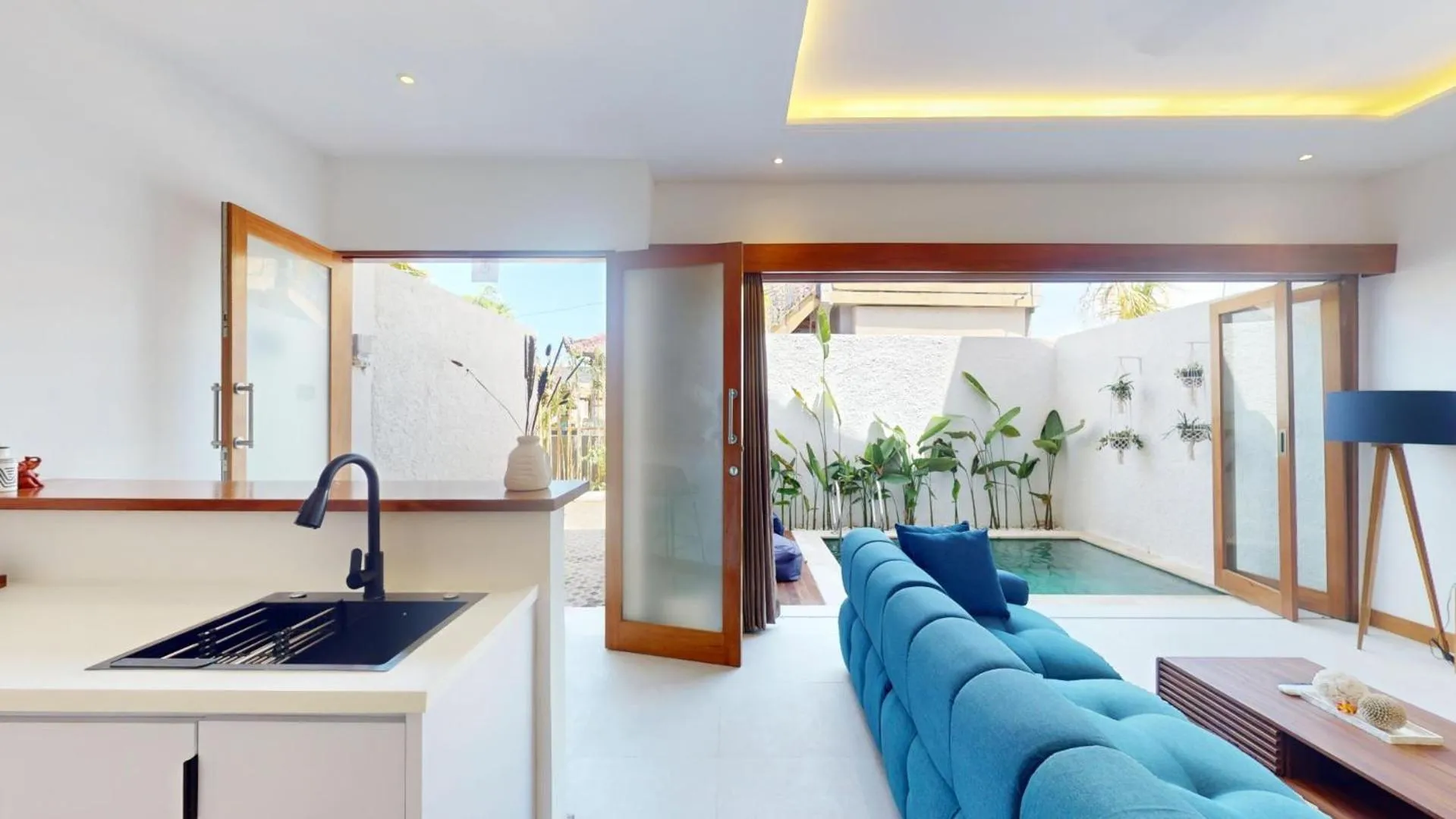 Living room in Segara Seaside Resort