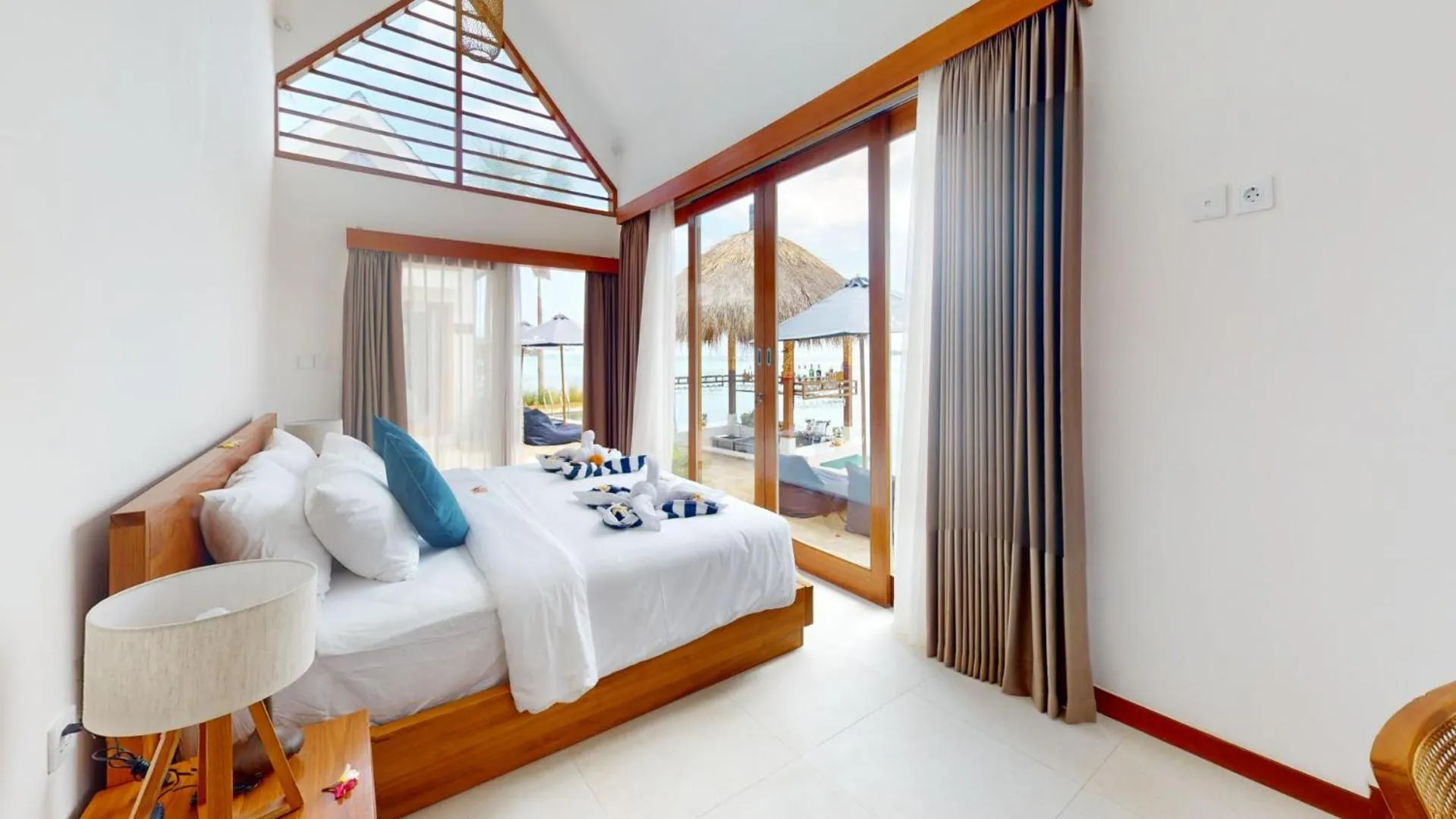 Bed in Segara Seaside Resort