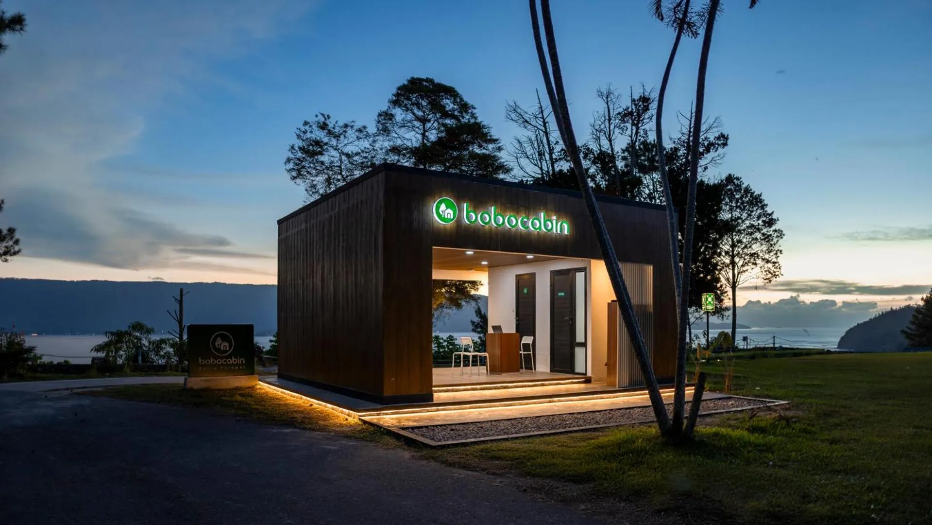 Lobby or reception in Bobocabin Patra, Parapat