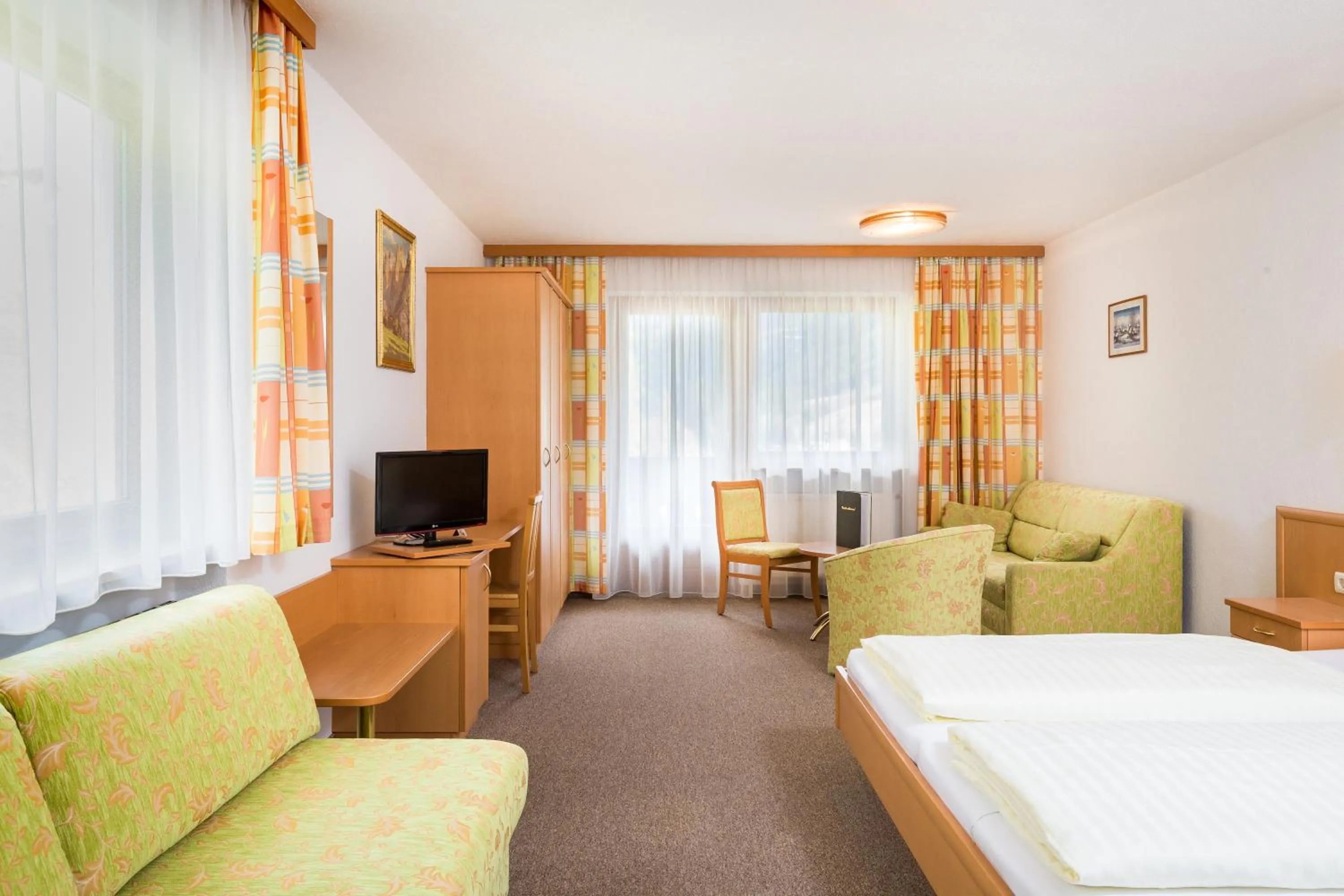 Bed in Hotel Grissemann