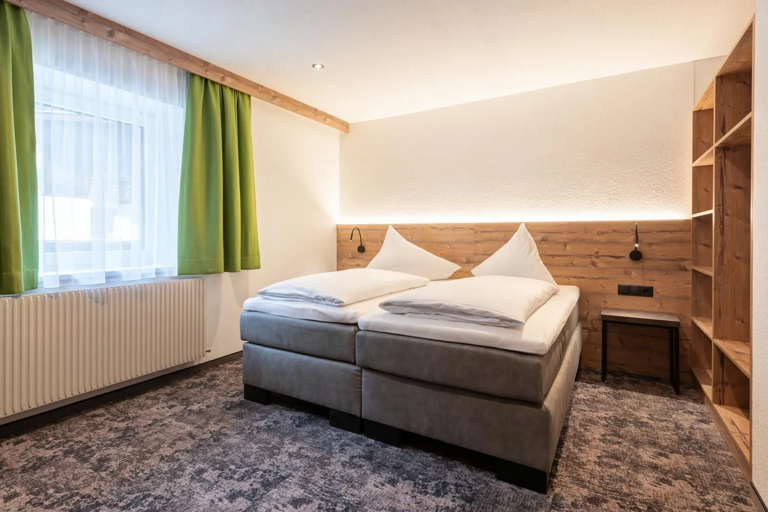 Bed in Hotel Grissemann