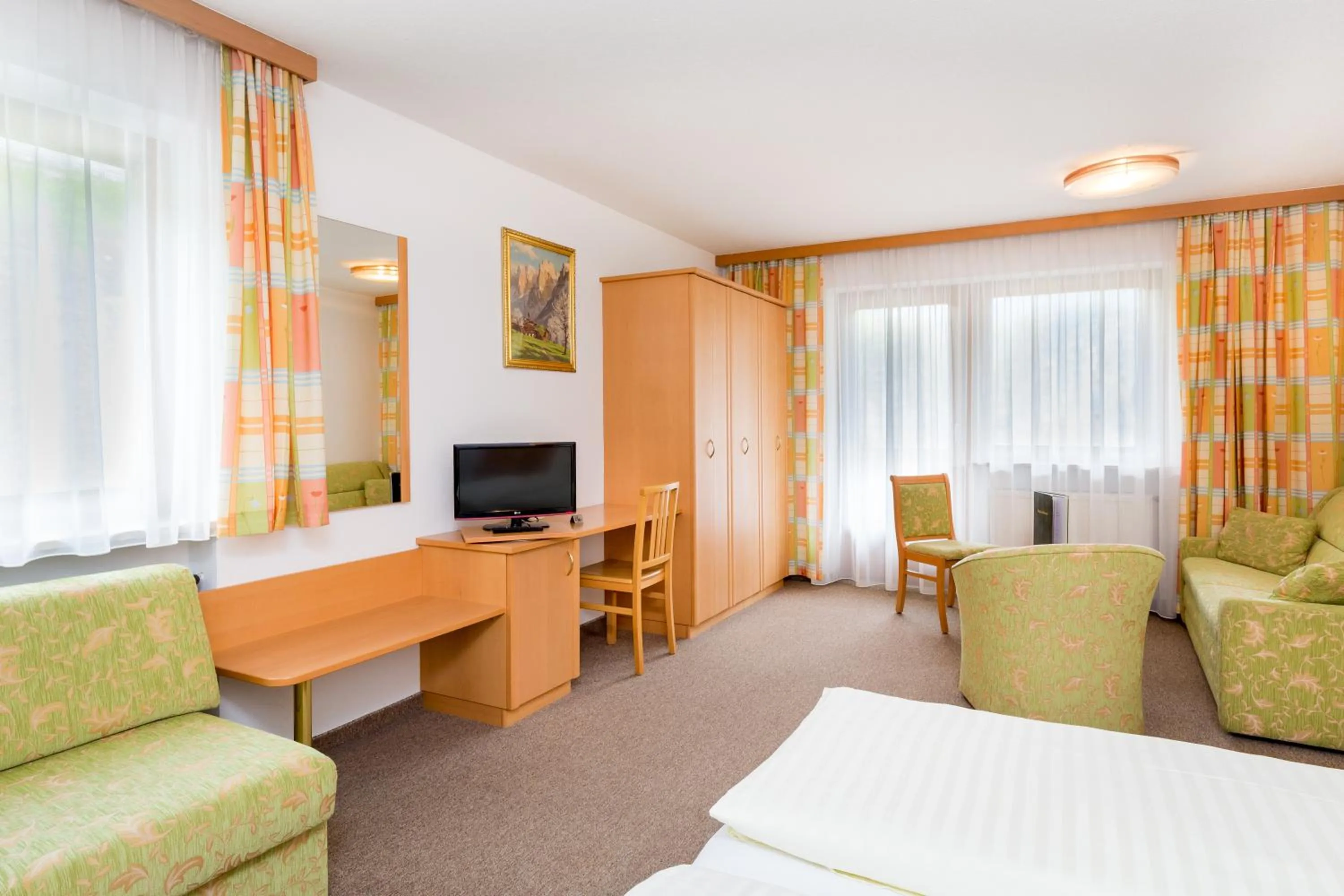 Bed in Hotel Grissemann