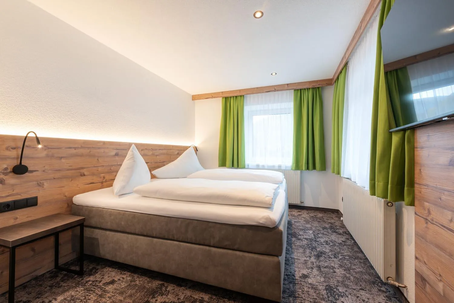 Bed in Hotel Grissemann