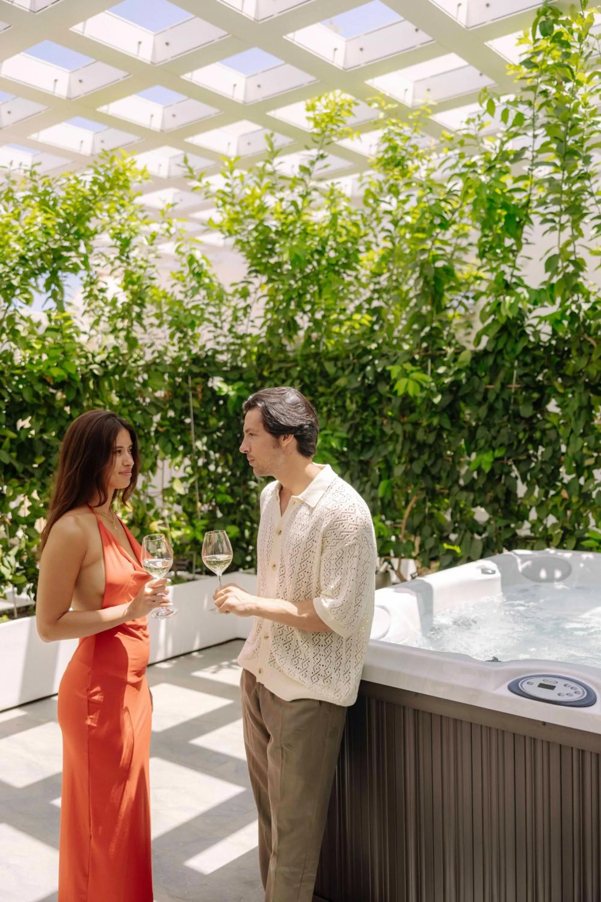 Hot Tub in Dome Hotel