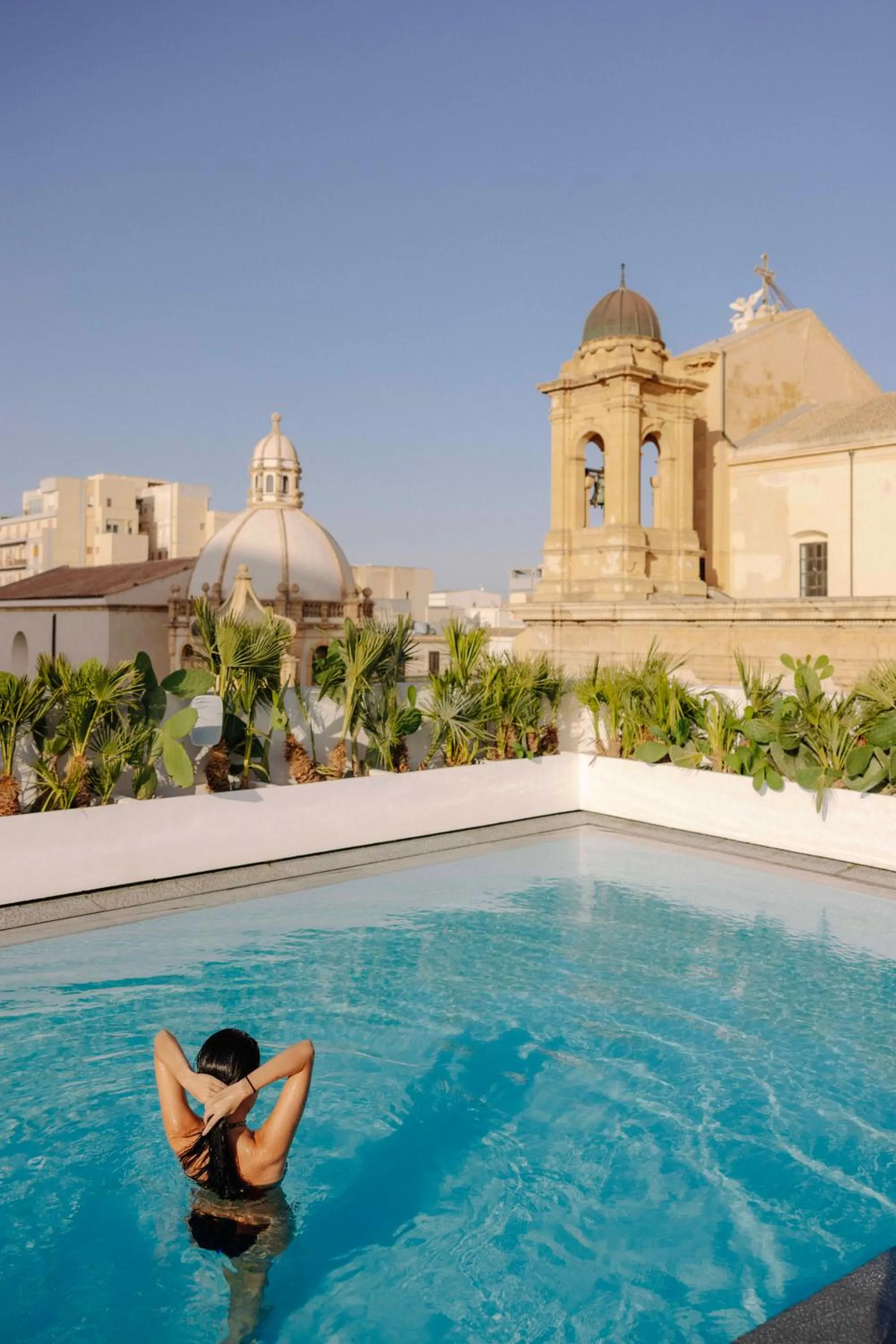 Pool view in Dome Hotel