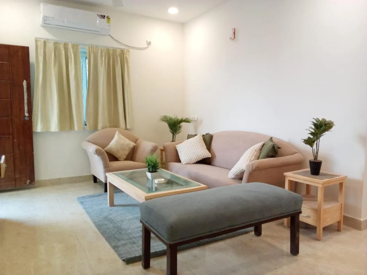 Seating area in Enkay Service Apartments
