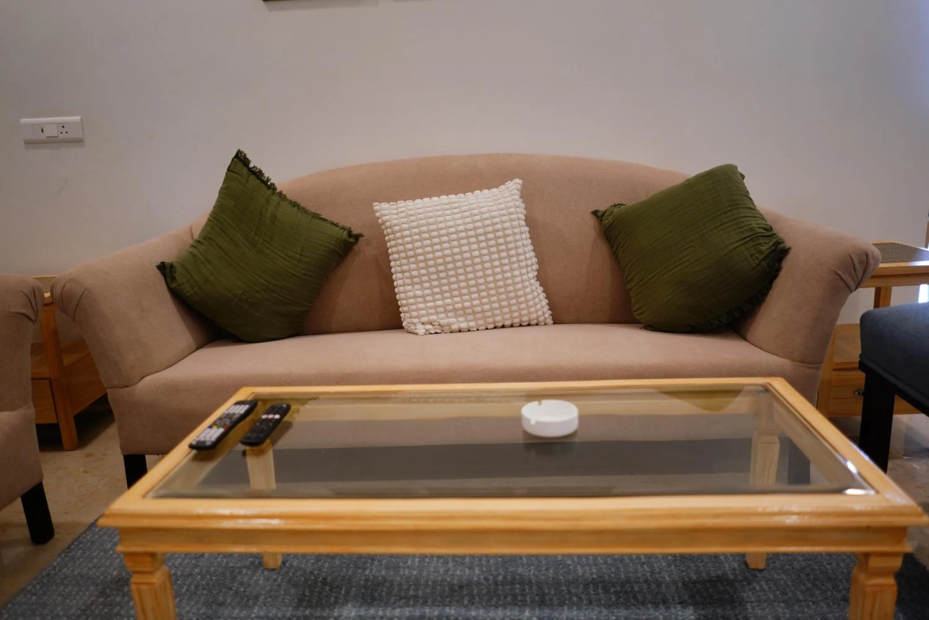 Living room in Enkay Service Apartments