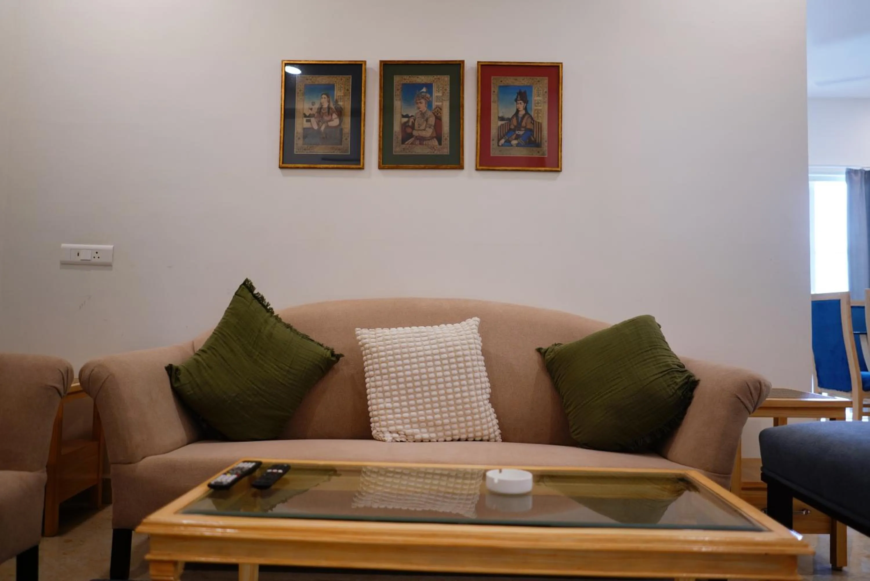 Living room in Enkay Service Apartments