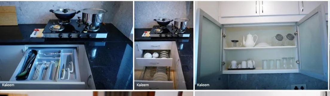 Kitchen or kitchenette in Enkay Service Apartments