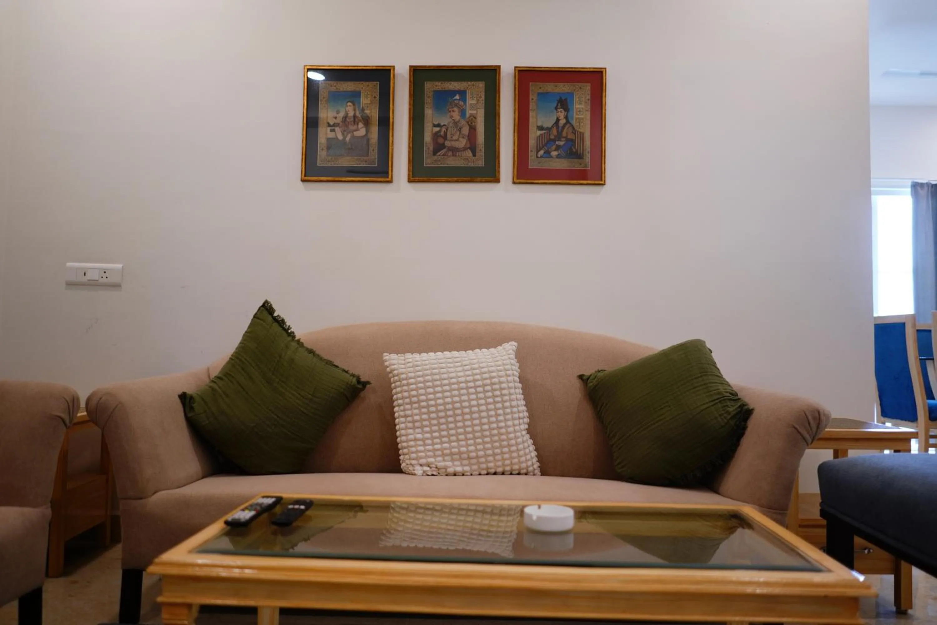 Living room in Enkay Service Apartments