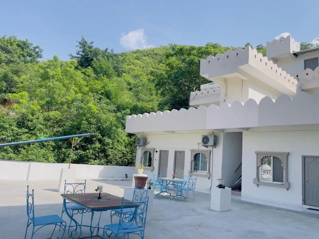 Balcony/Terrace in Rajwadi Palace