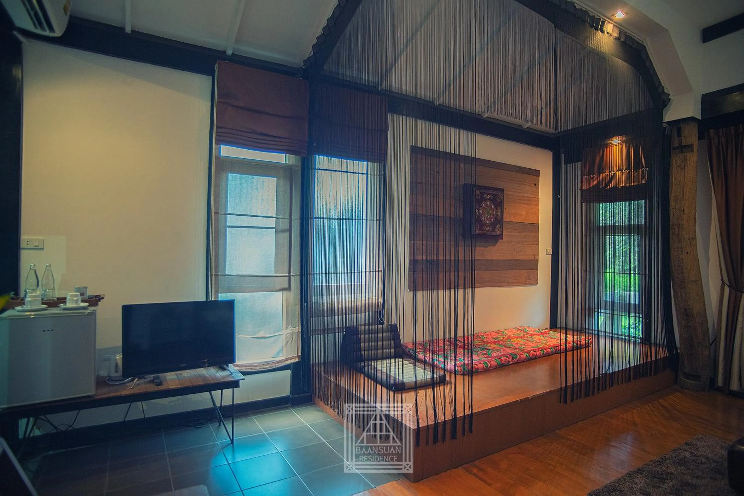 Living room in Baan Suan Residence เฮือนพักบ้านสวน