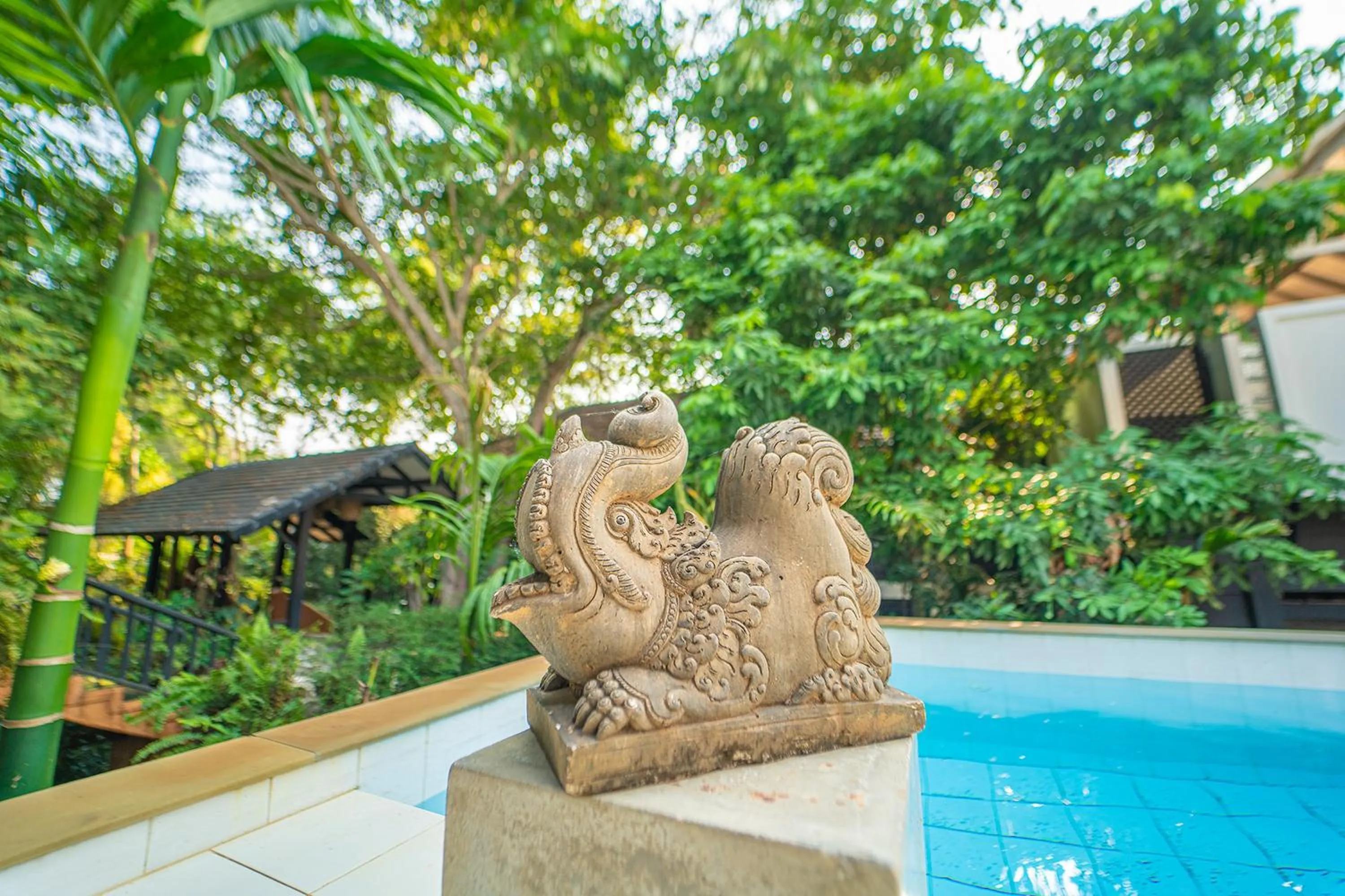 Swimming pool in Baan Suan Residence เฮือนพักบ้านสวน