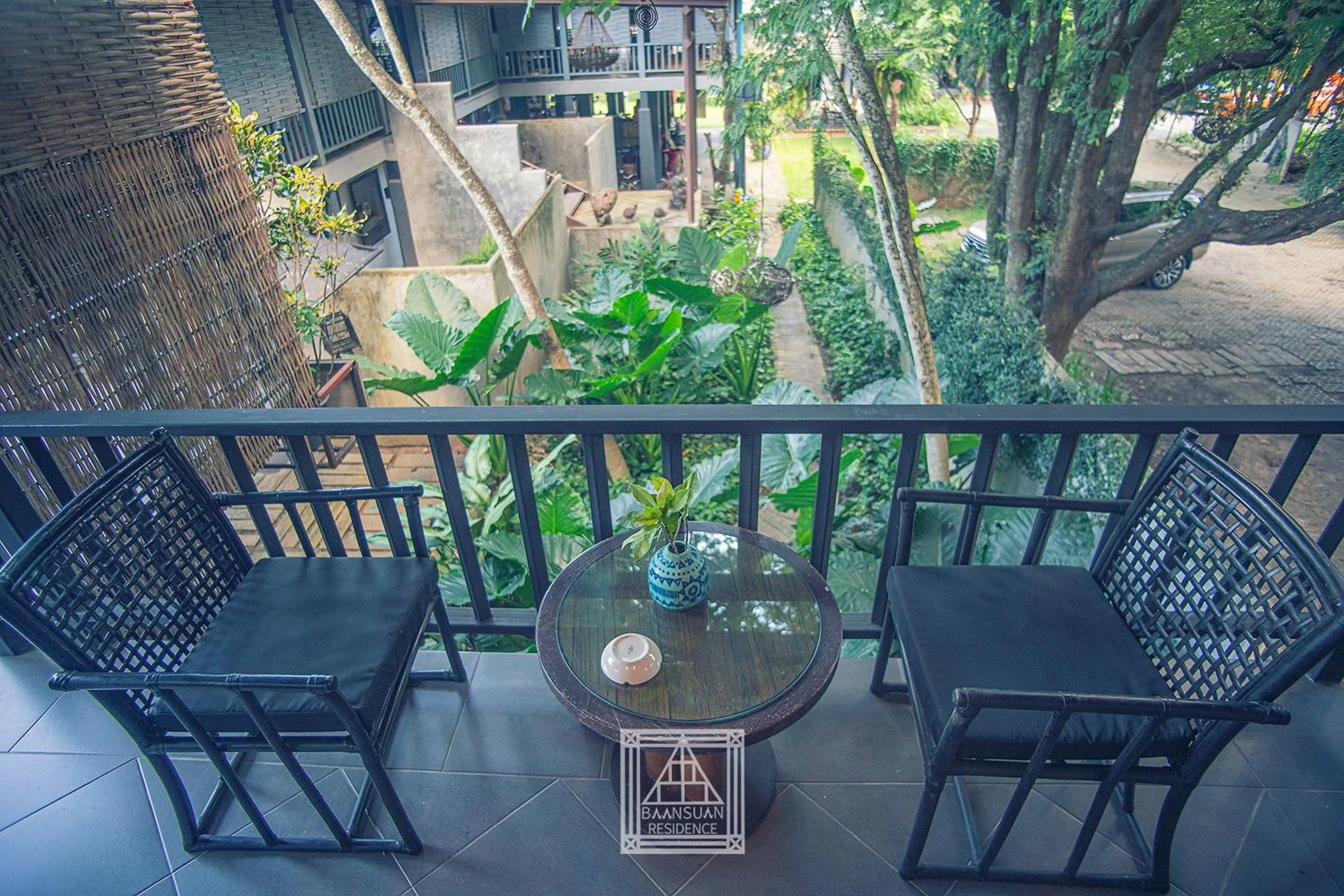 Balcony/Terrace in Baan Suan Residence เฮือนพักบ้านสวน