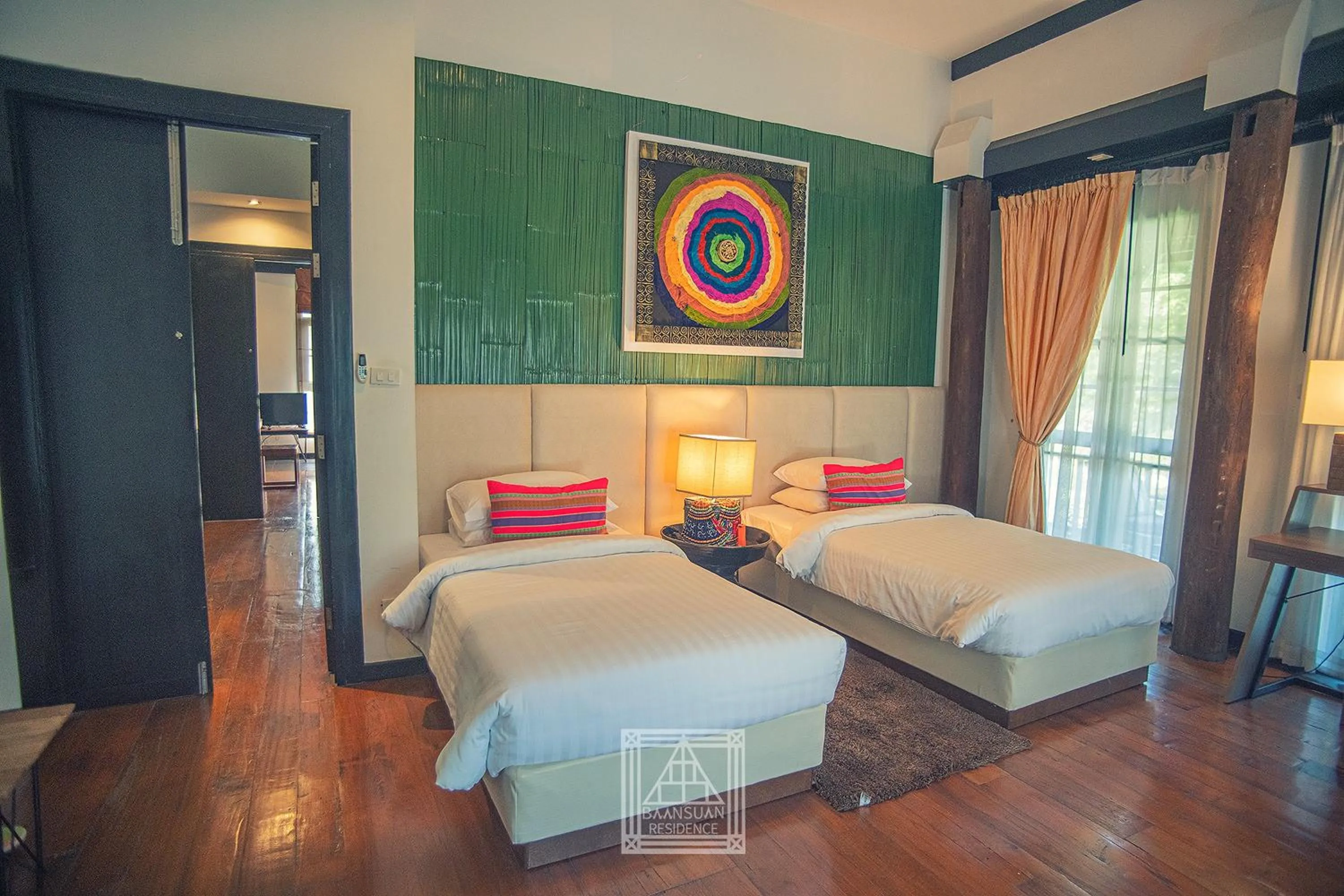 Bedroom, Bed in Baan Suan Residence เฮือนพักบ้านสวน