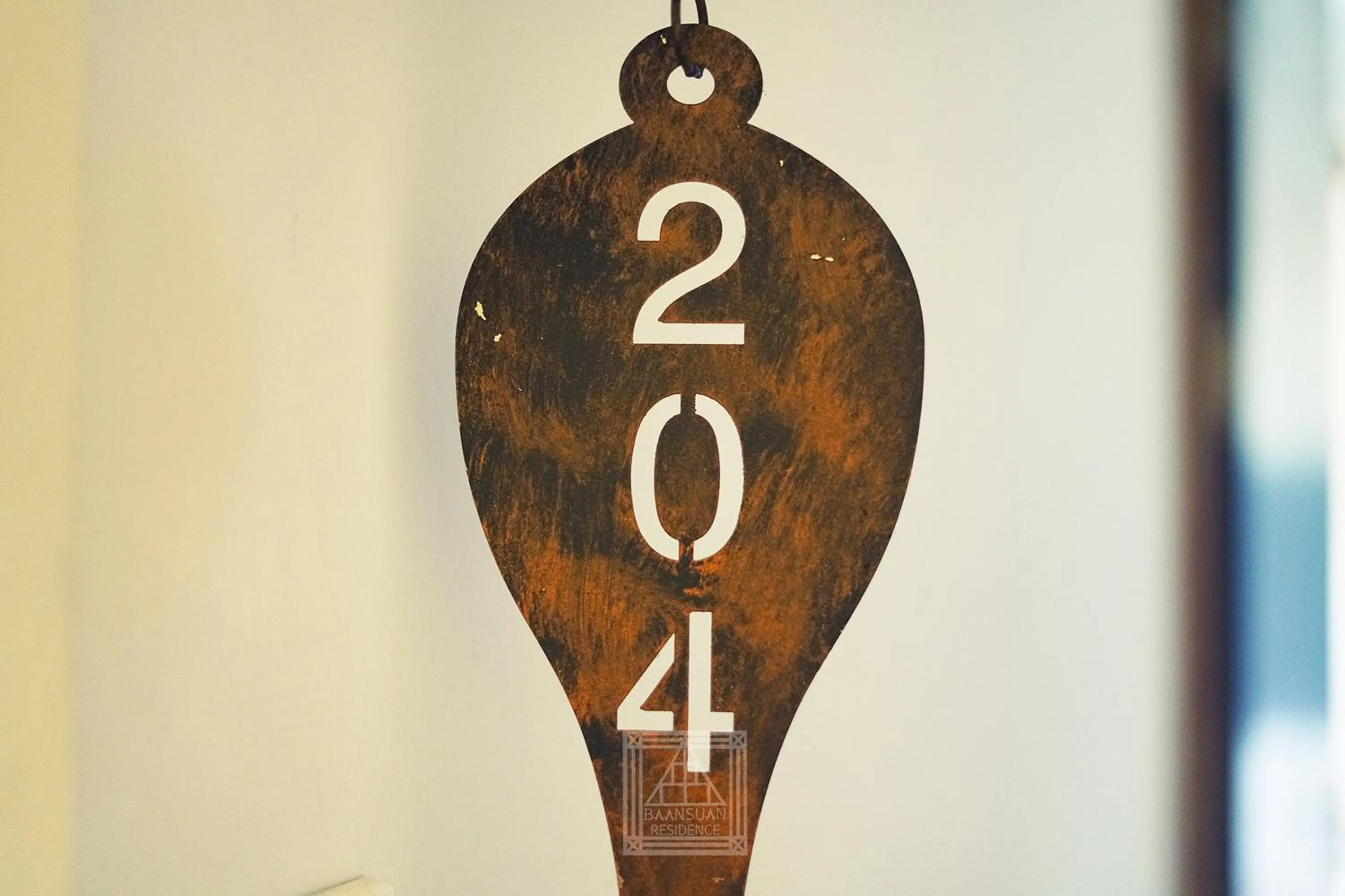 Decorative detail in Baan Suan Residence เฮือนพักบ้านสวน