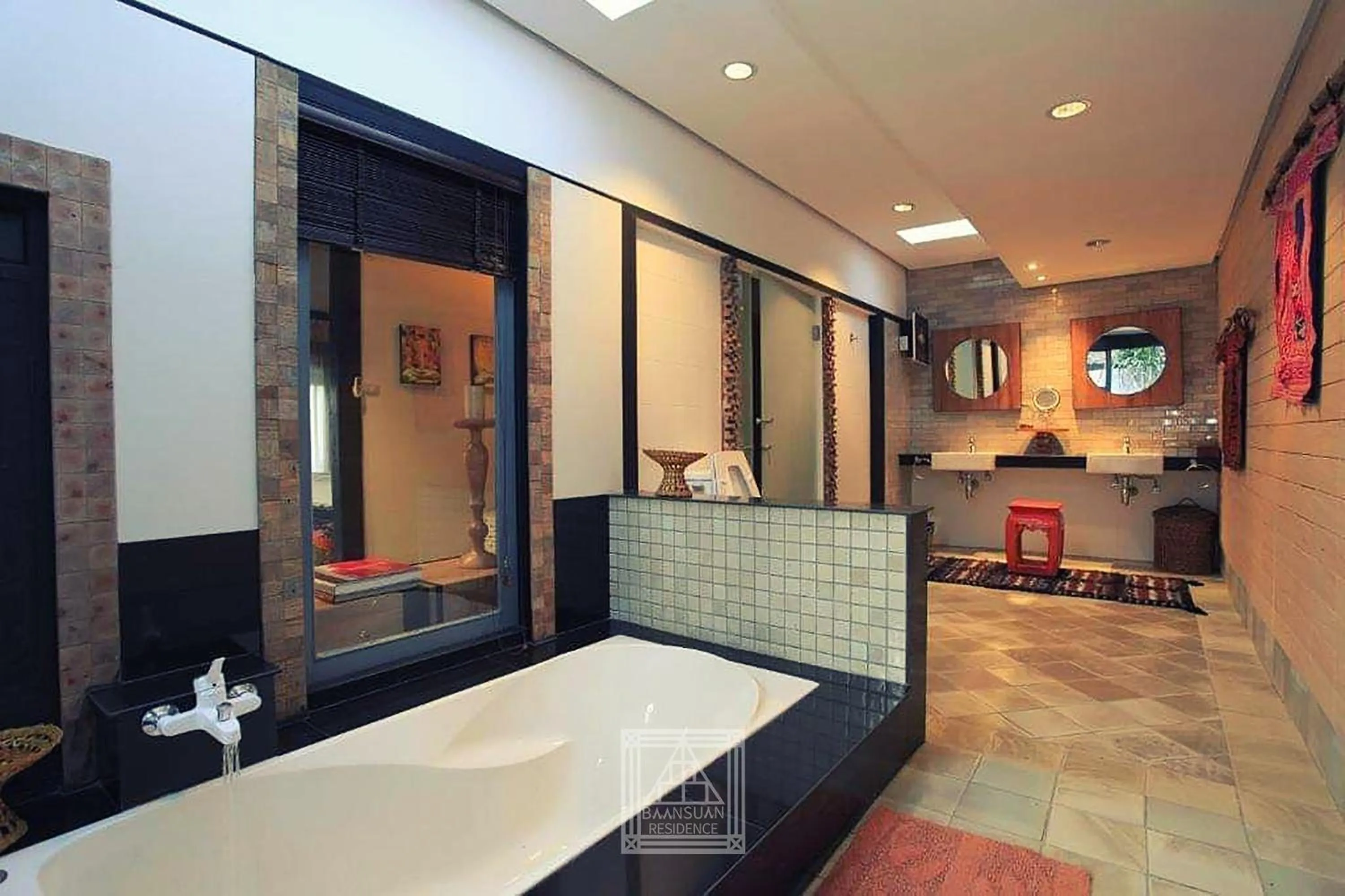 Bathroom in Baan Suan Residence เฮือนพักบ้านสวน