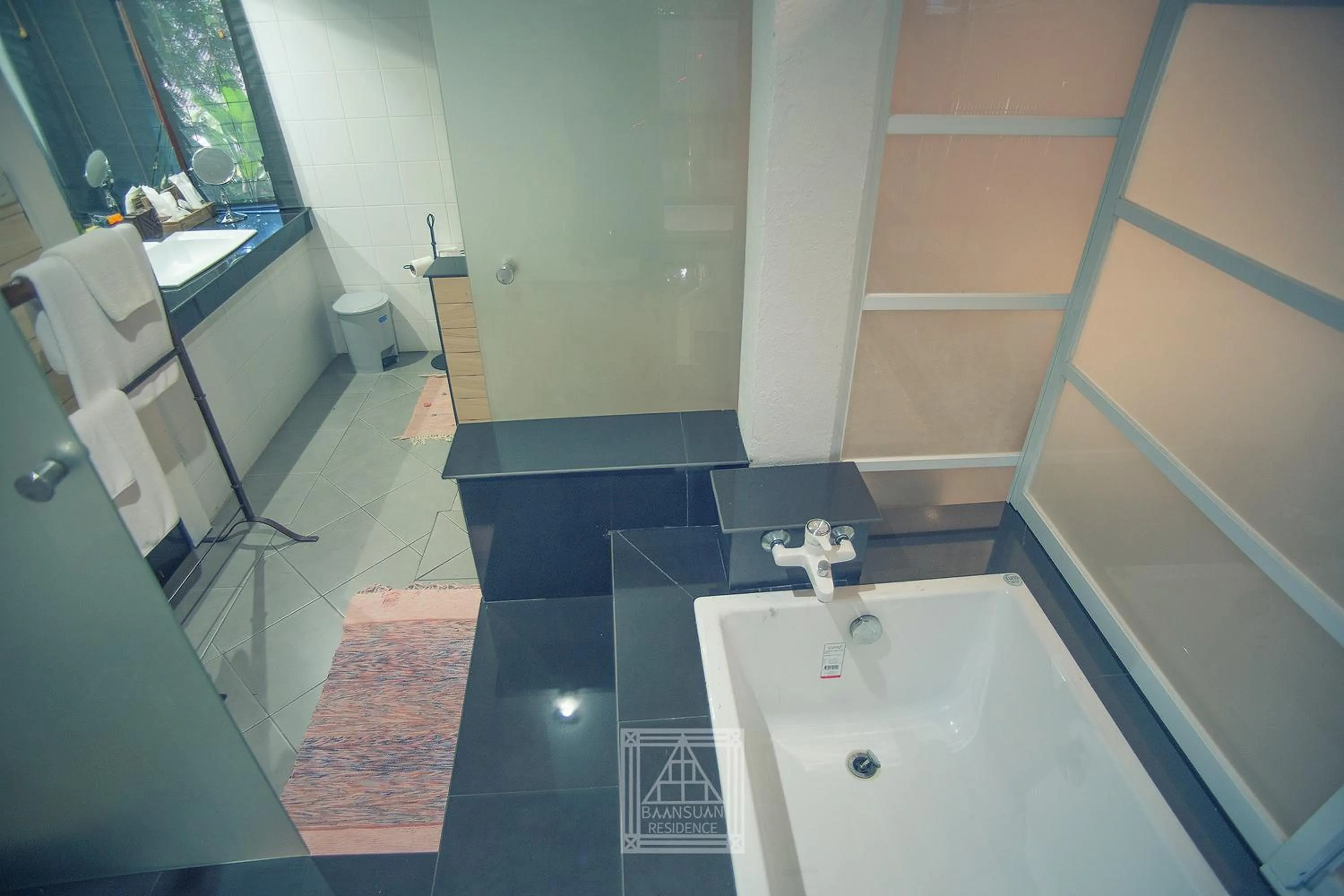 Bathroom in Baan Suan Residence เฮือนพักบ้านสวน