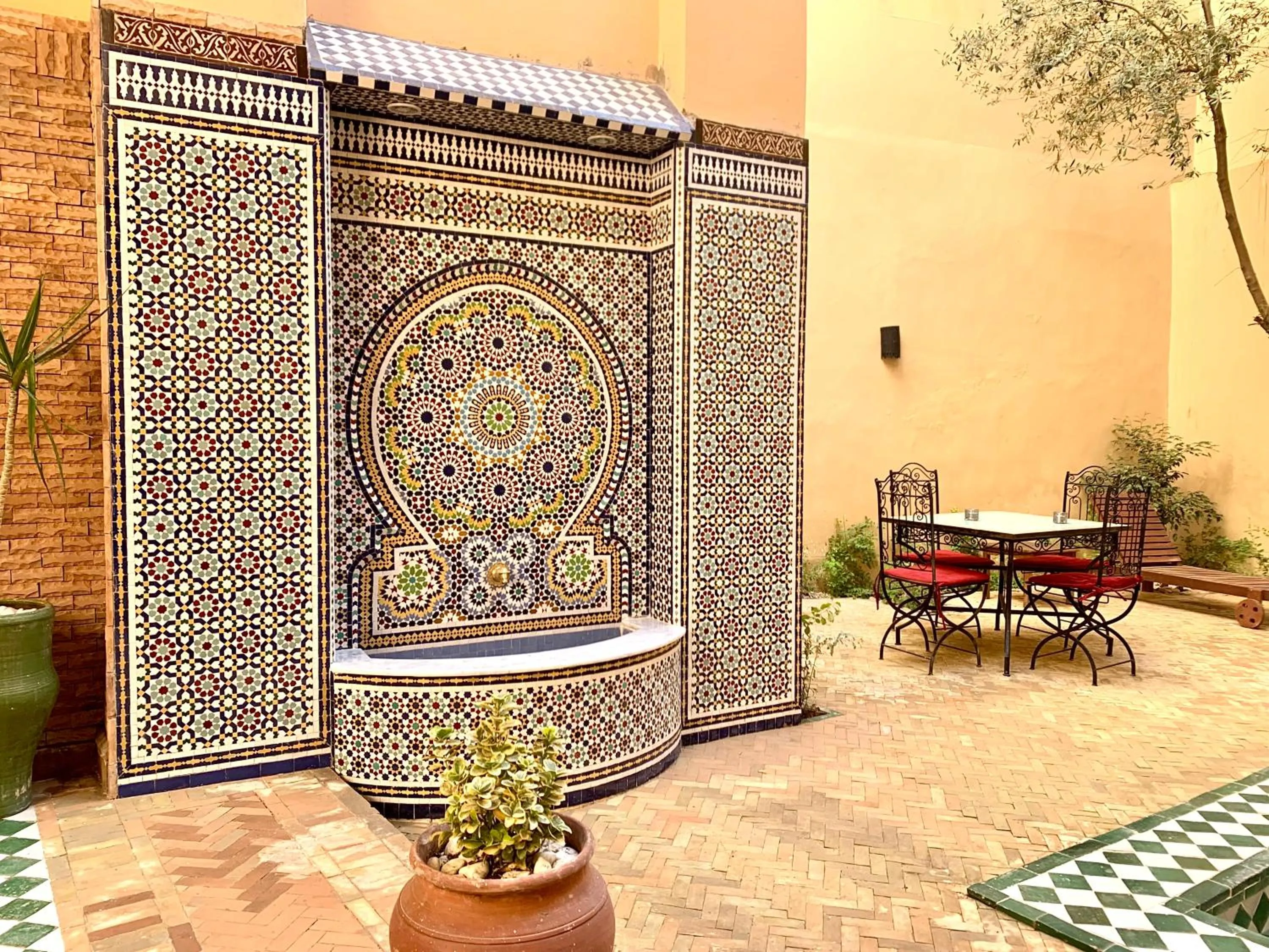 Patio in Riad Dar Pierre