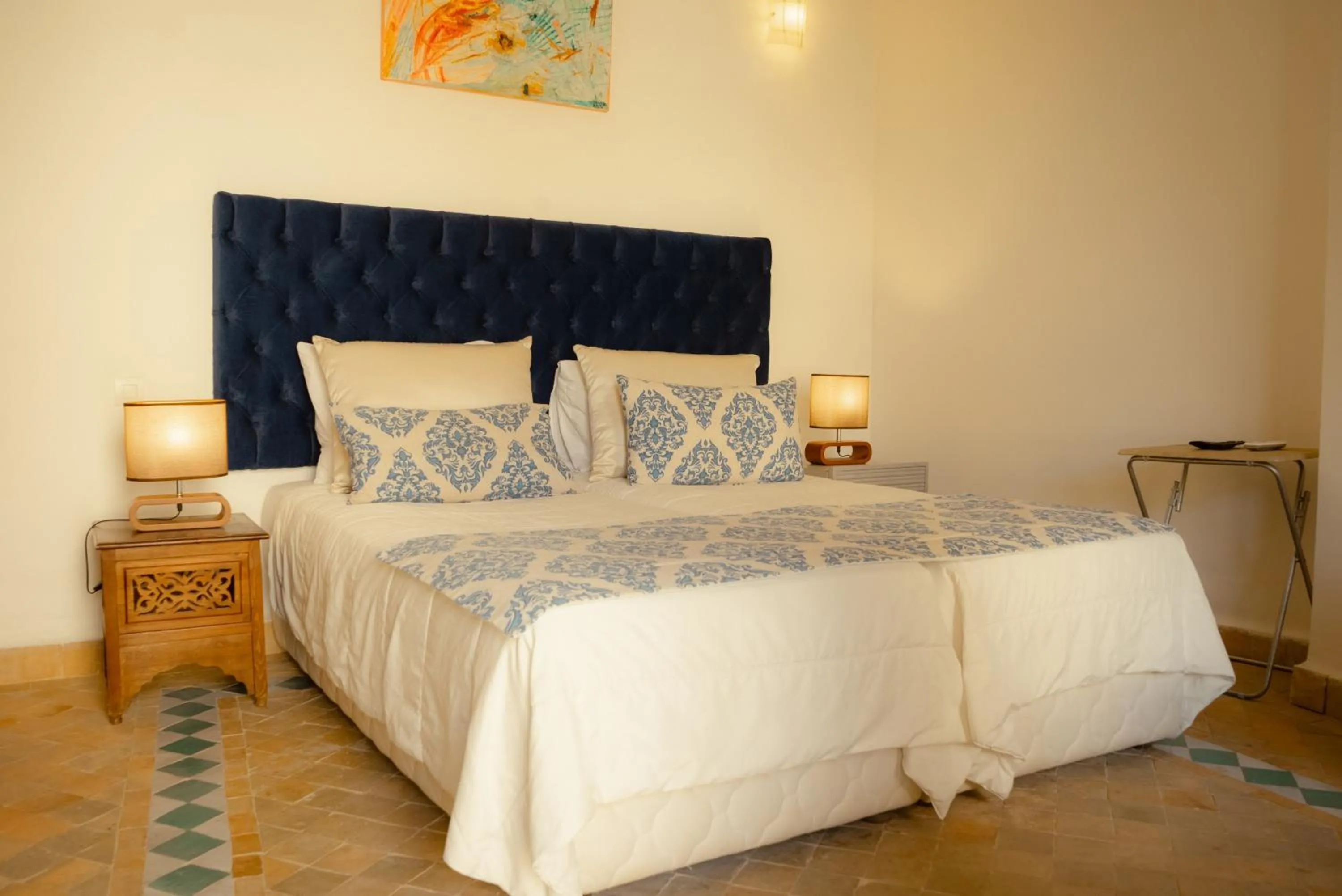 Bed in Riad Dar Pierre